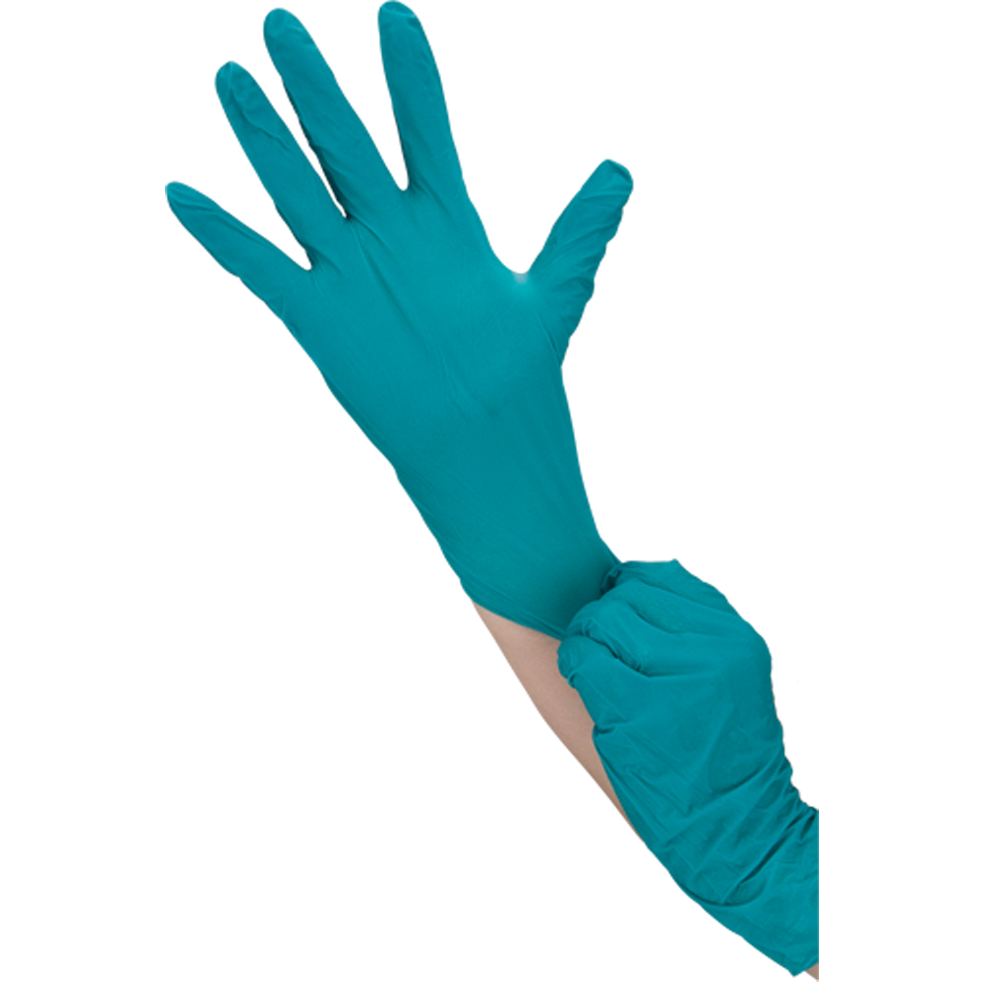 Gants TouchNTuffMD, Grand, Nitrile, 5 mils, Poudrés, Vert
