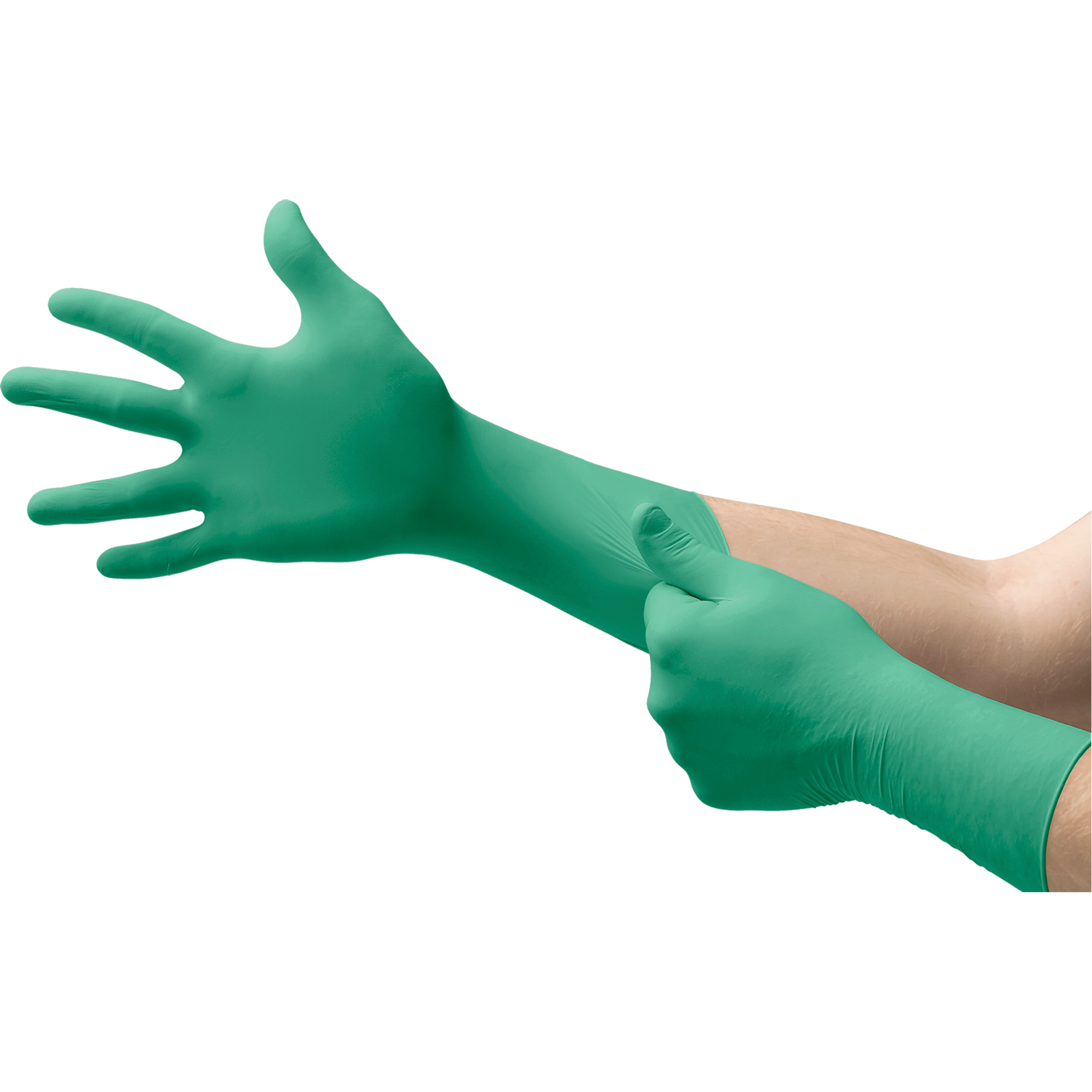 Gants TouchNTuffMD, Taille Moyen, 11,8" lo, Nitrile, 6,2-mil