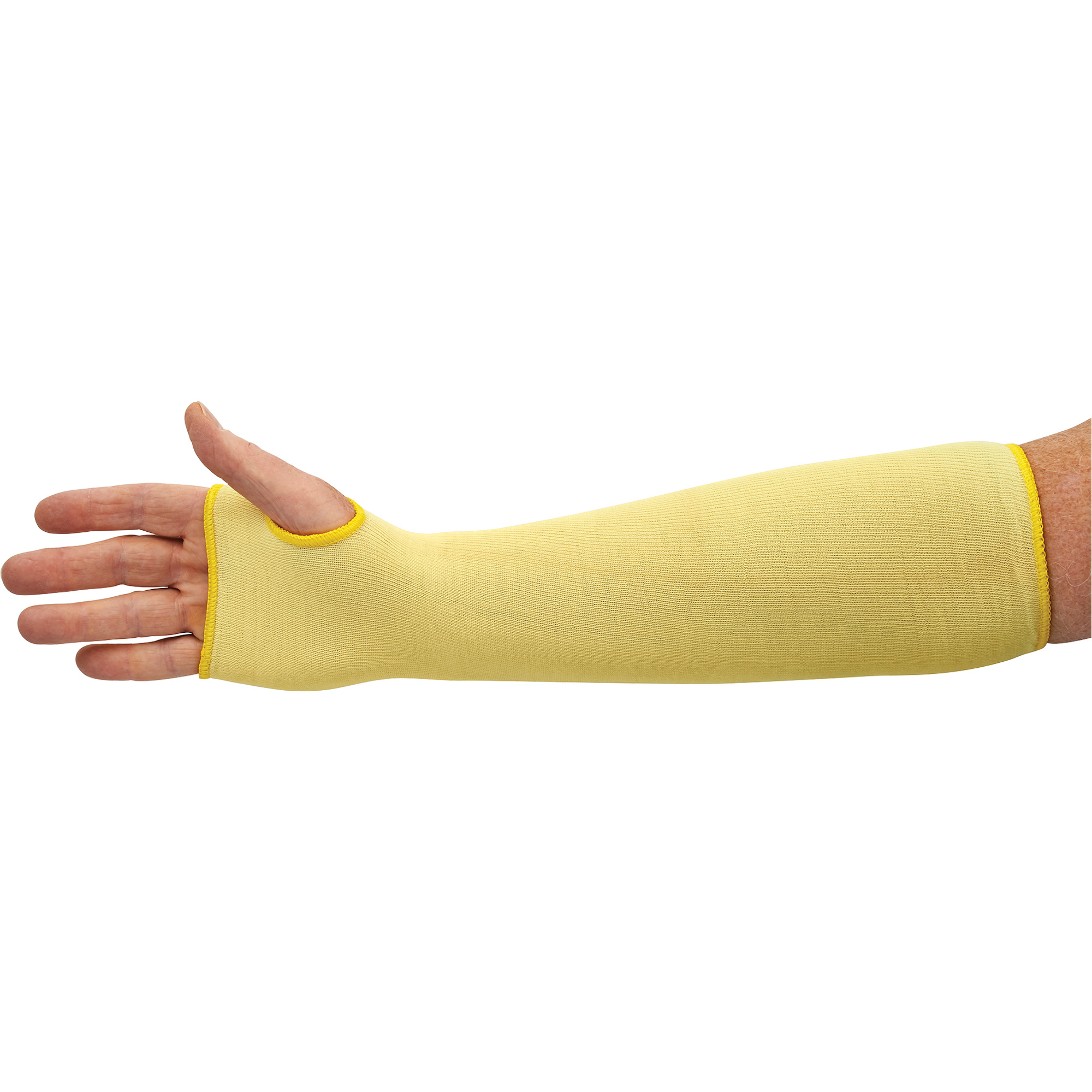 Manchons résistant aux coupures G60 KleenGuardMC, KevlarMD, 18", ASTM ANSI niveau A2/EN 388 niveau 2, Jaune