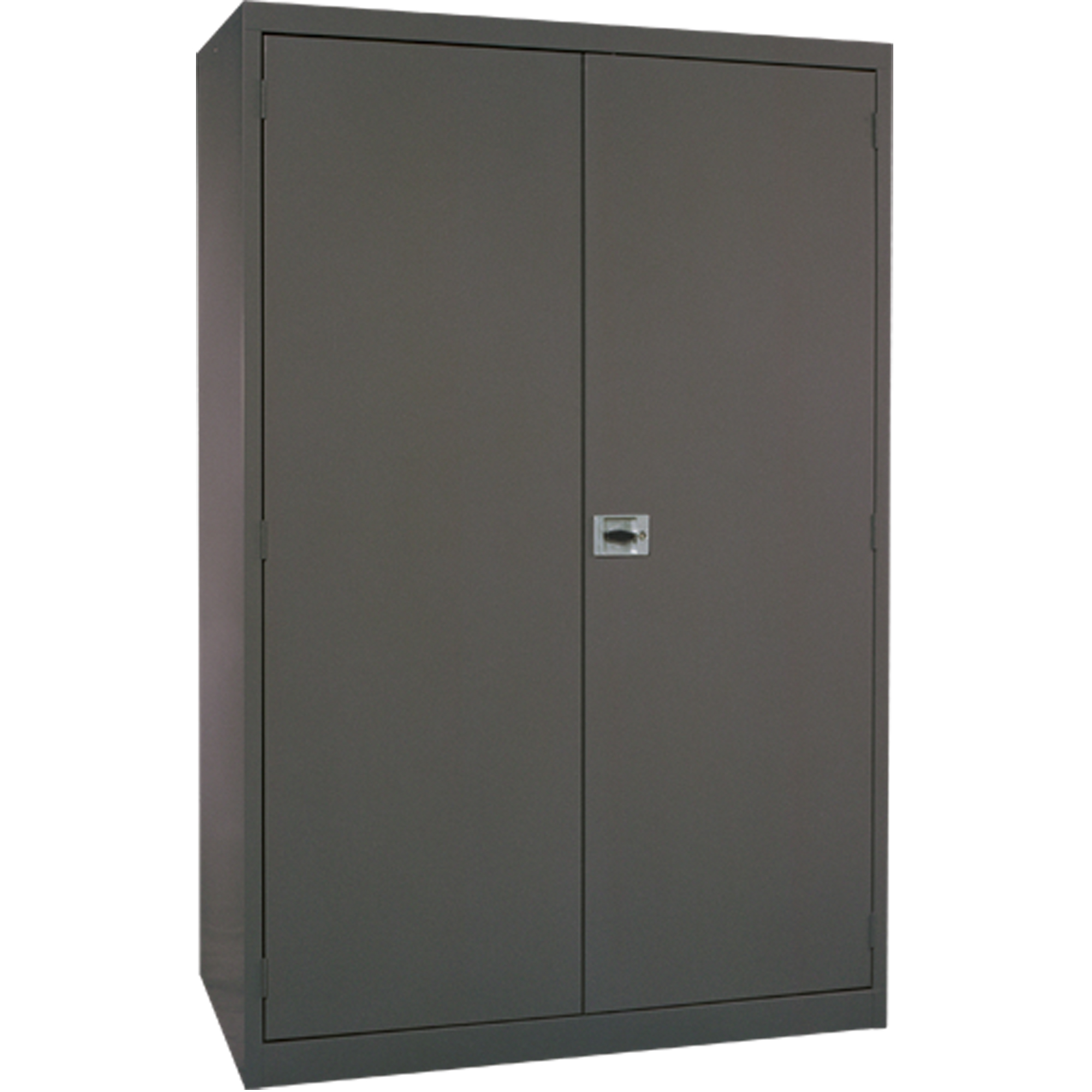 Armoires de rangement Hi-Boy profondes, Acier, 4 Tablettes, 72" h x 36" la x 24" P, Charbon
