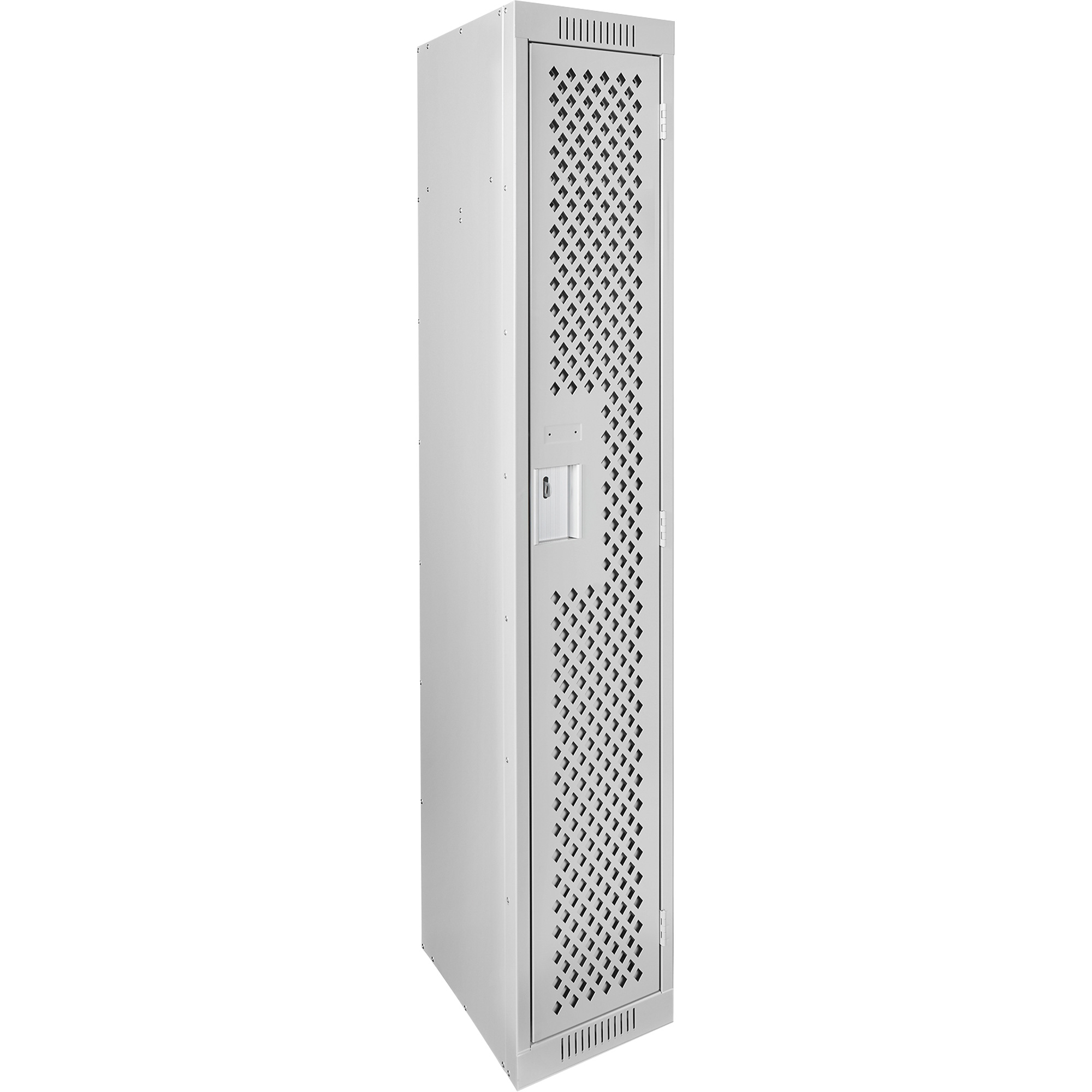 Casiers Clean LineMC, 12" x 15" x 72", Acier, Gris, Rivet (assemblé), Perforé