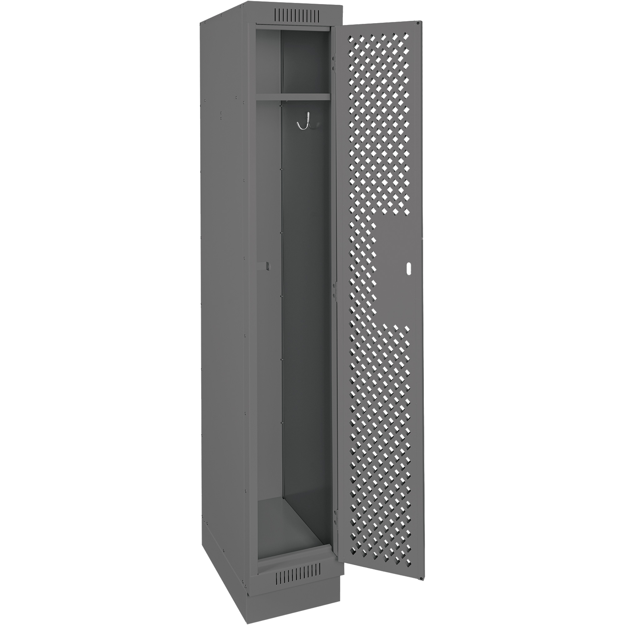 Casiers Clean LineMC, 12" x 15" x 76", Acier, Charbon, Rivet (assemblé), Perforé – Image 3