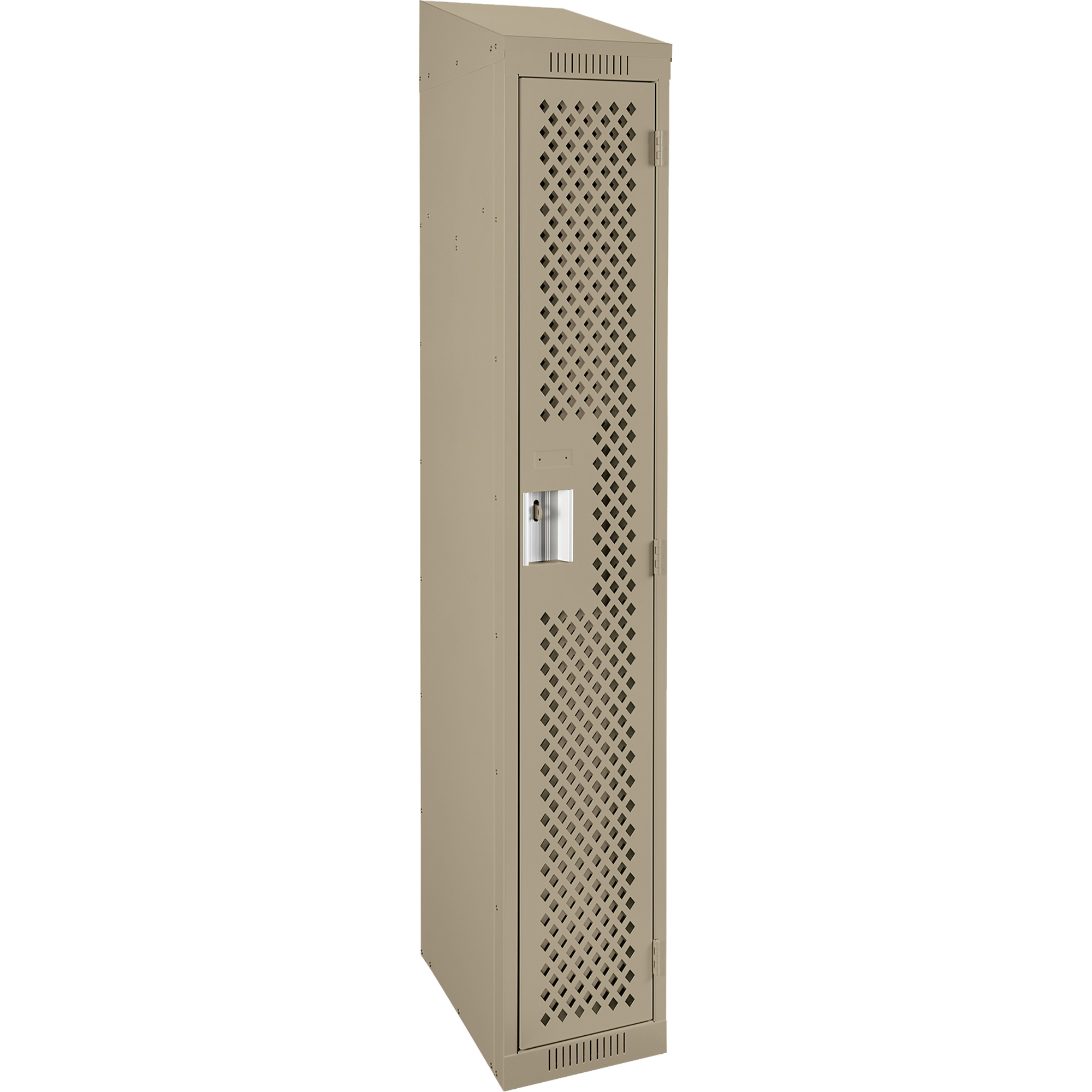 Casiers Clean LineMC, 12" x 15" x 78", Acier, Beige, Rivet (assemblé), Perforé