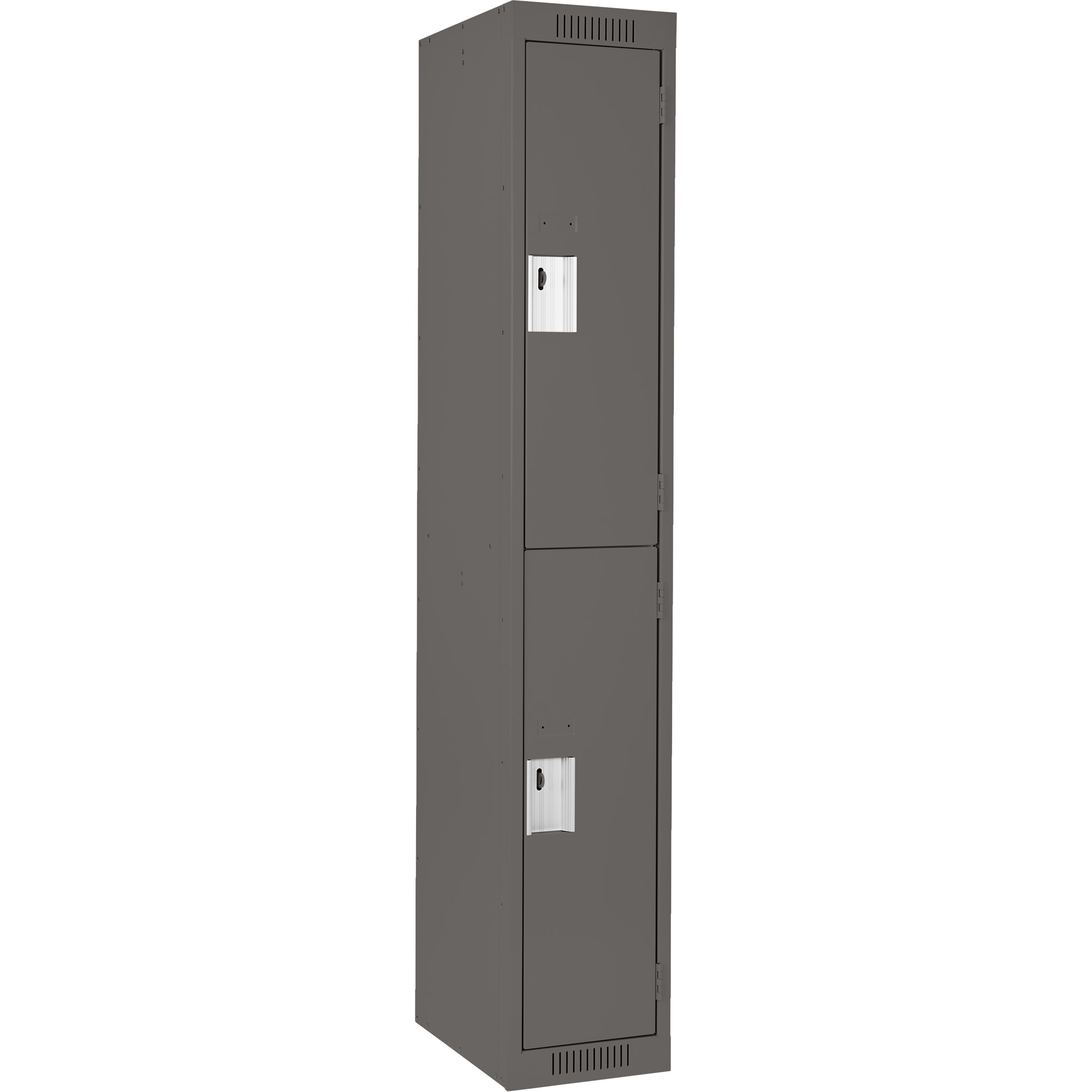 Casiers Clean LineMC, 2 niveaux, 18" x 18" x 72", Acier, Charbon, Rivet (assemblé)
