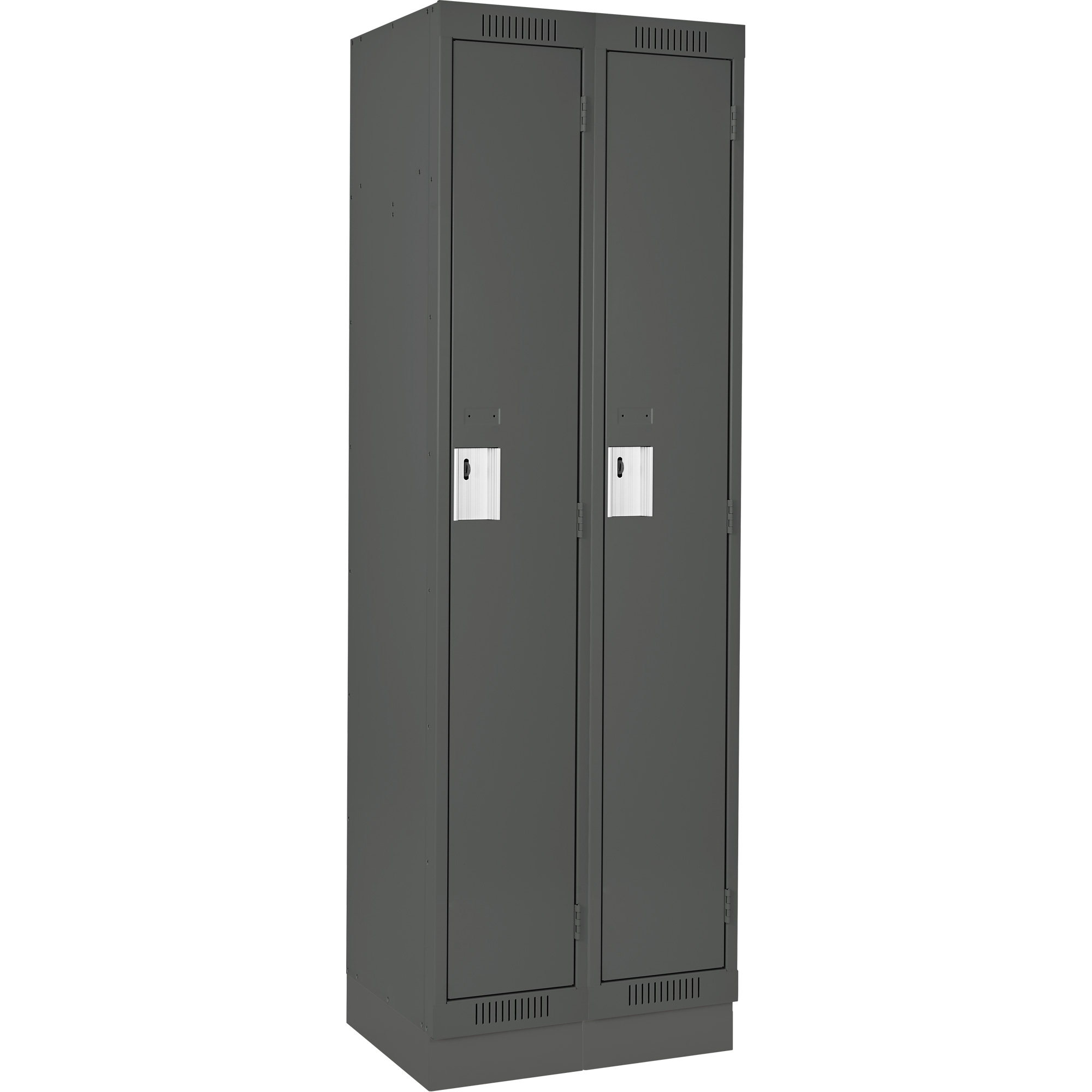 Casiers Clean LineMC, Bloc de 2, 24" x 15" x 76", Acier, Charbon, Rivet (assemblé)