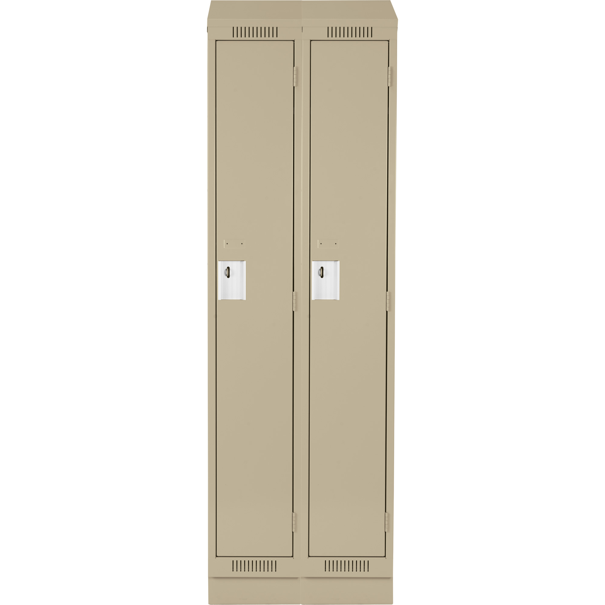 Casiers Clean LineMC, Bloc de 2, 30" x 15" x 82", Acier, Beige, Rivet (assemblé) – Image 2