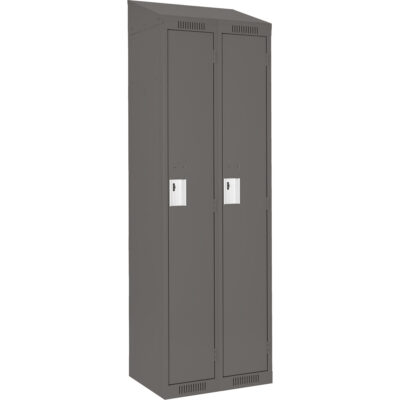 Casiers Clean LineMC, Bloc de 2, 30" x 18" x 78", Acier, Charbon, Rivet (assemblé)
