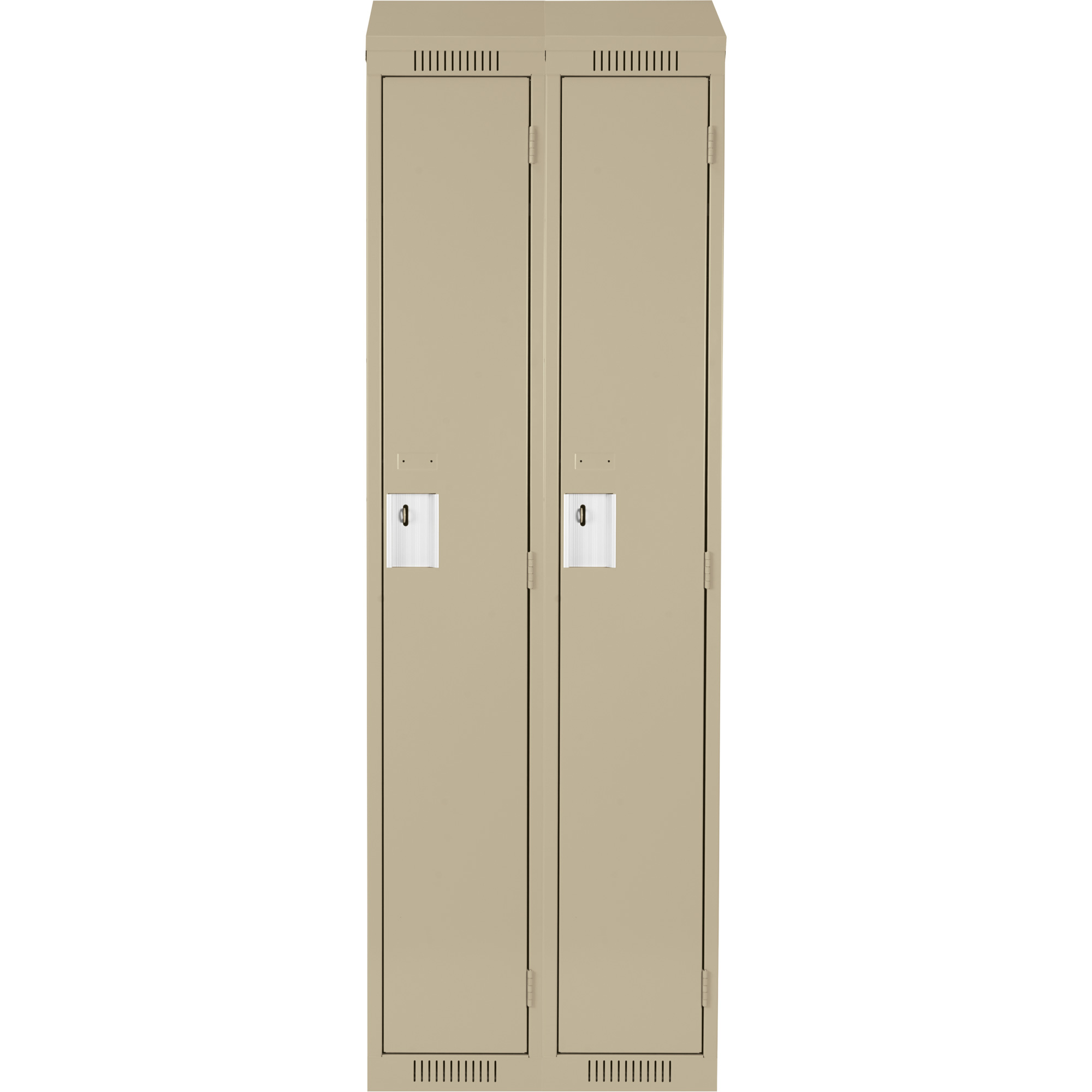 Casiers Clean LineMC, Bloc de 2, 36" x 18" x 78", Acier, Beige, Rivet (assemblé) – Image 2