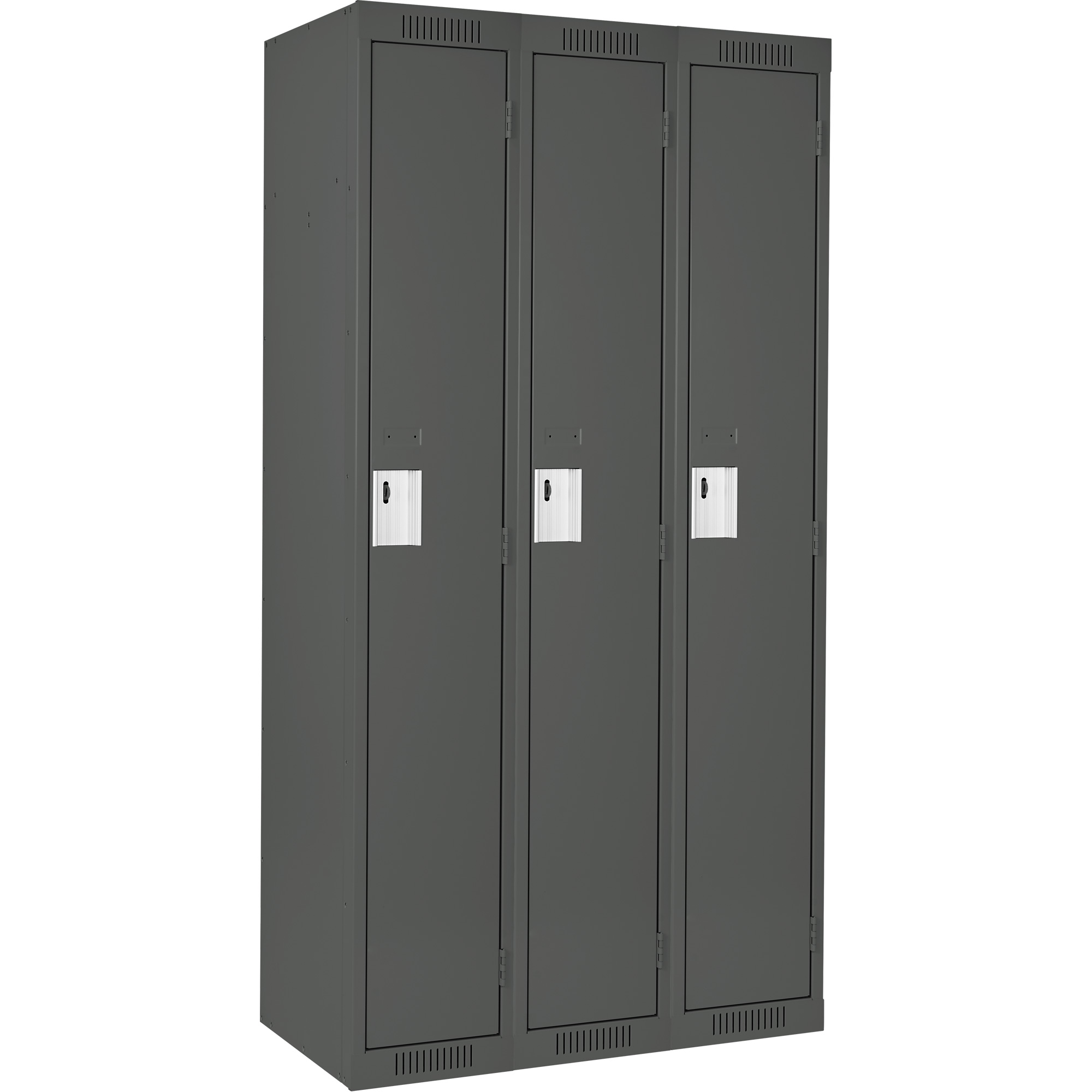 Casiers Clean LineMC, Bloc de 3, 36" x 18" x 72", Acier, Charbon, Rivet (assemblé)