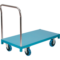 Chariots à plate-forme en acier