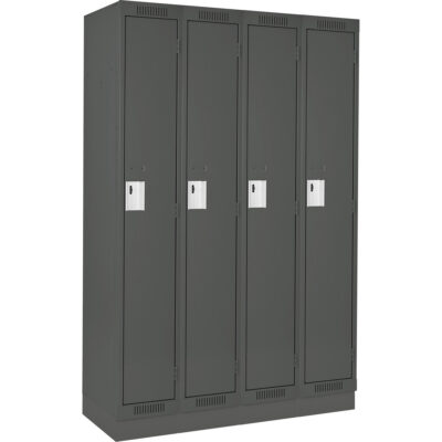 Casiers Clean LineMC, Bloc de 4, 48" x 12" x 76", Acier, Charbon, Rivet (assemblé)