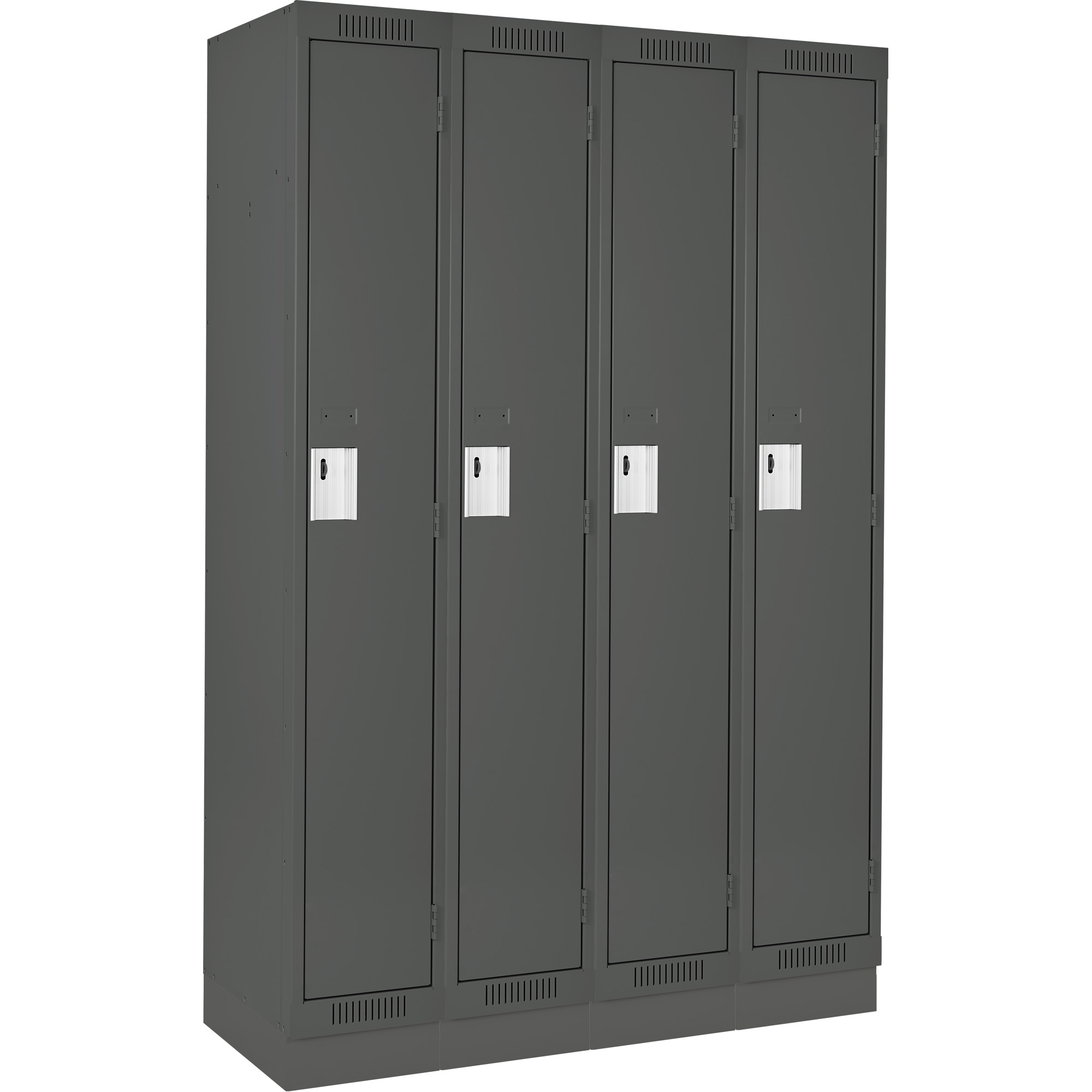 Casiers Clean LineMC, Bloc de 4, 48" x 18" x 76", Acier, Charbon, Rivet (assemblé)