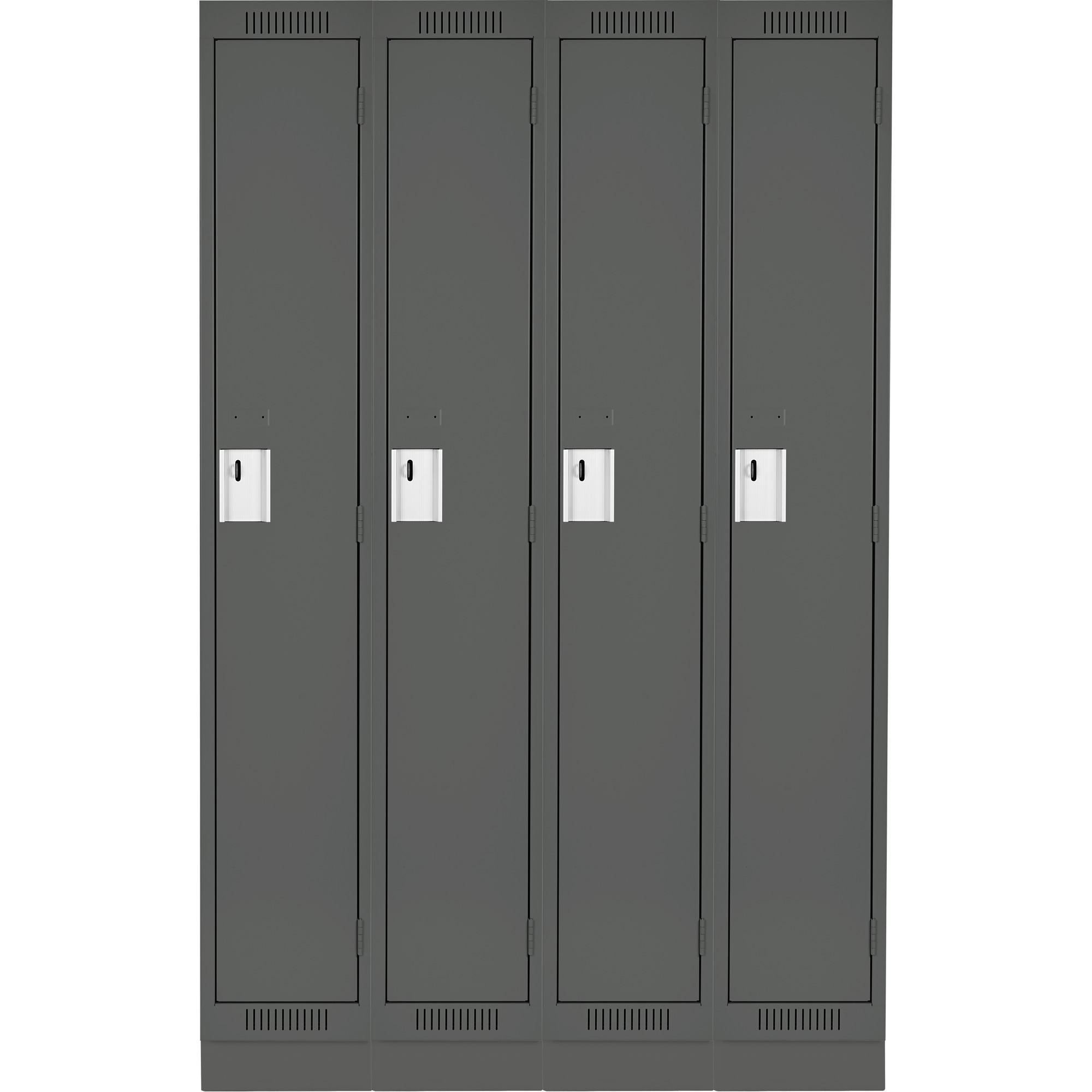 Casiers Clean LineMC, Bloc de 4, 48" x 18" x 76", Acier, Charbon, Rivet (assemblé) – Image 2
