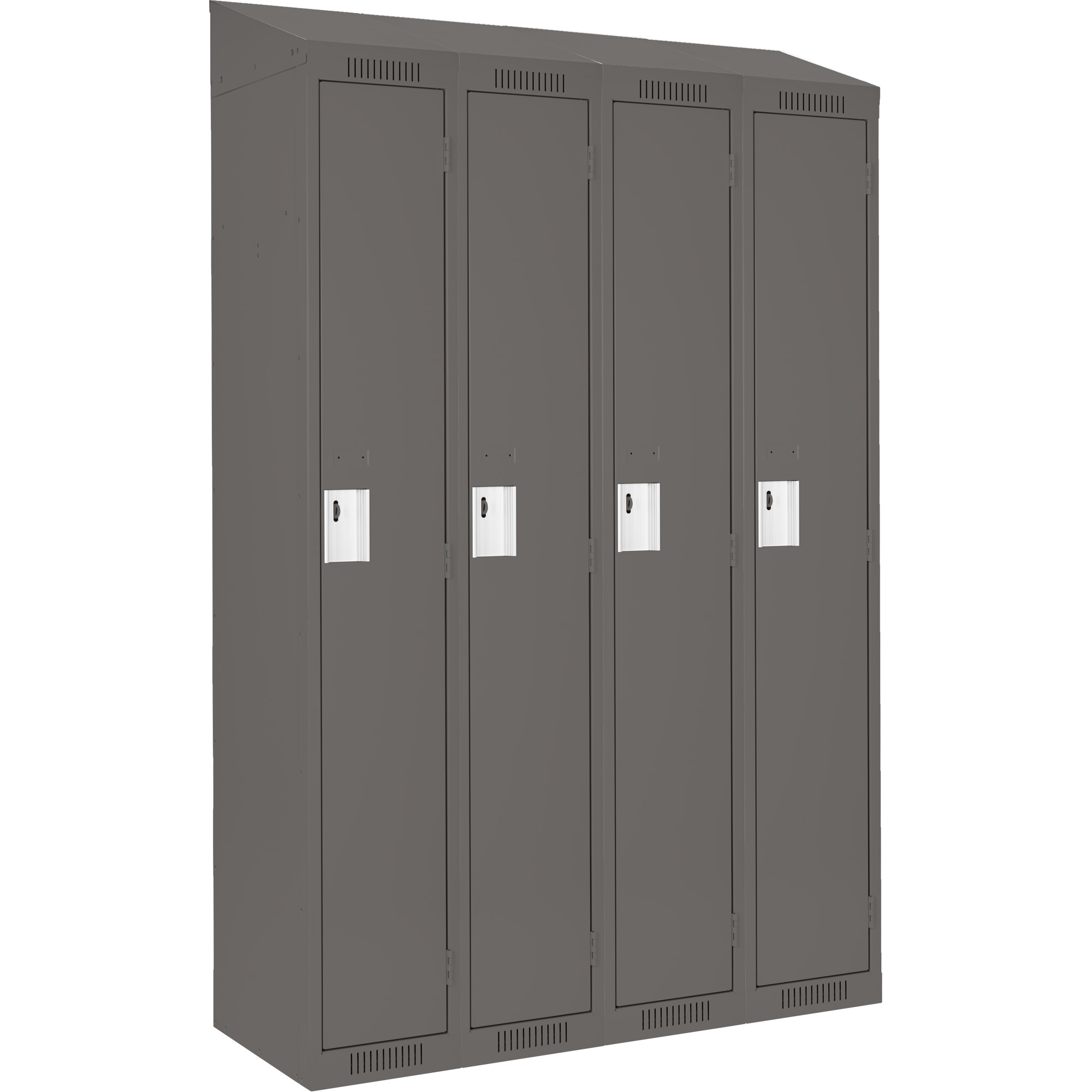 Casiers Clean LineMC, Bloc de 4, 48" x 18" x 78", Acier, Charbon, Rivet (assemblé)