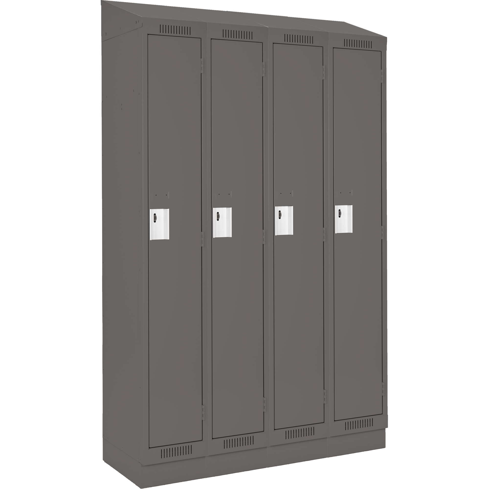 Casiers Clean LineMC, Bloc de 4, 48" x 18" x 82", Acier, Charbon, Rivet (assemblé)