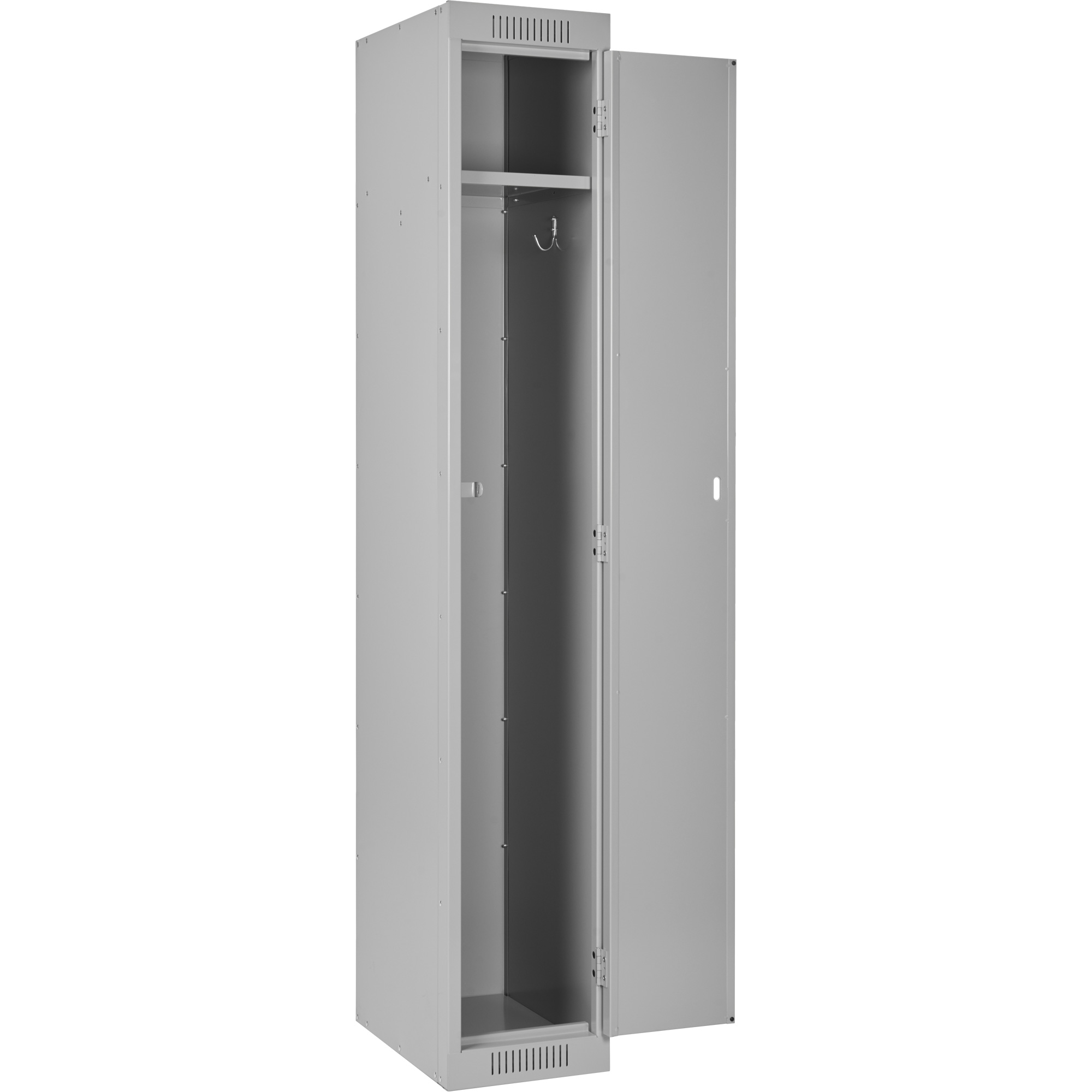 Casiers Clean LineMC, 18" x 18" x 76", Acier, Gris, Rivet (assemblé) – Image 3
