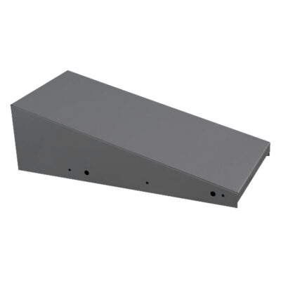 Casiers économiques à dessus incliné Clean LineMC, Bloc de 1, 18" p x 12" la x 6" ha, Acier