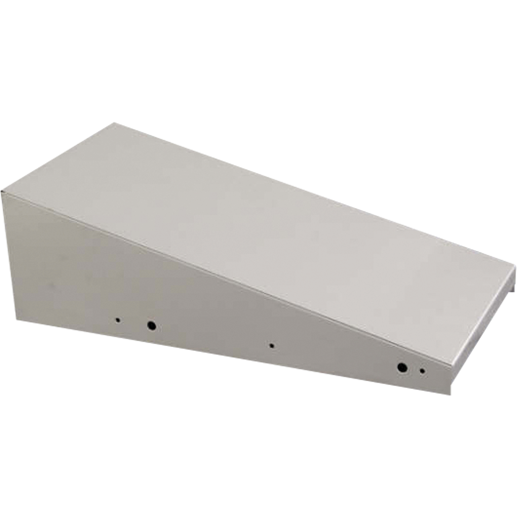 Casiers économiques à dessus incliné Clean LineMC, Bloc de 1, 18" p x 12" la x 6" ha, Gris, Acier