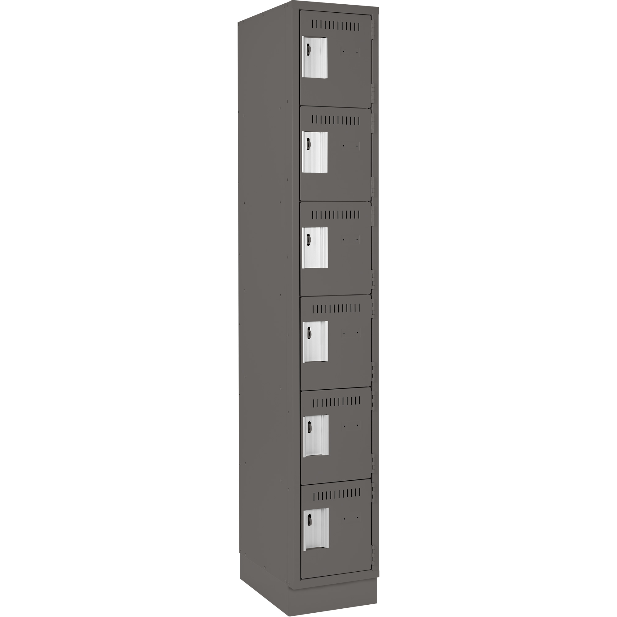 Petit casier Clean-Line, 6 niveaux, 12" x 72" x 12", Acier