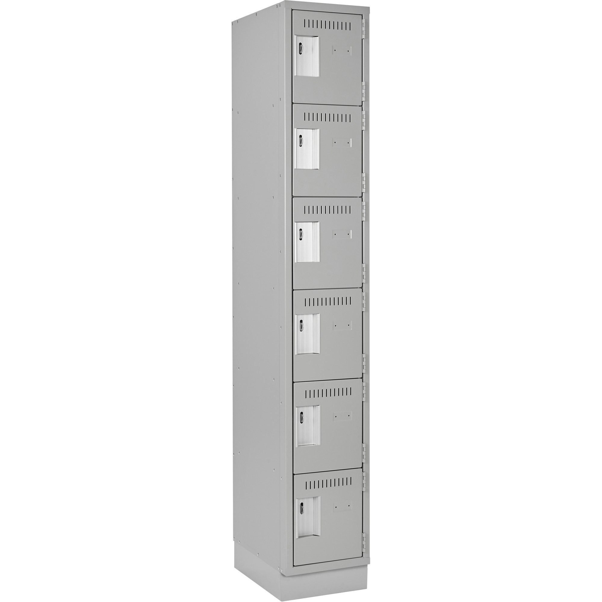 Petit casier Clean-Line, 6 niveaux, 18" x 72" x 18", Acier