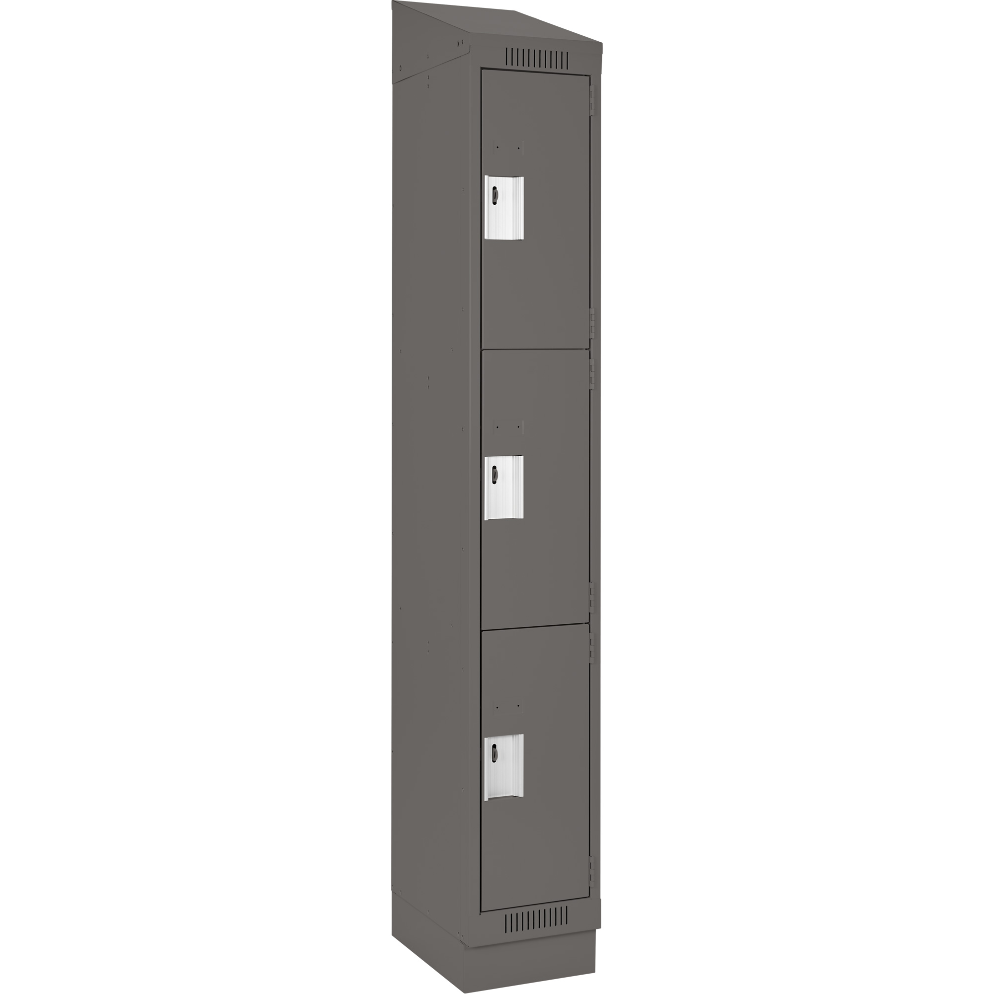 Petit casier Clean-Line, 6 niveaux, Bloc de 3, 15" x 72" x 15", Acier