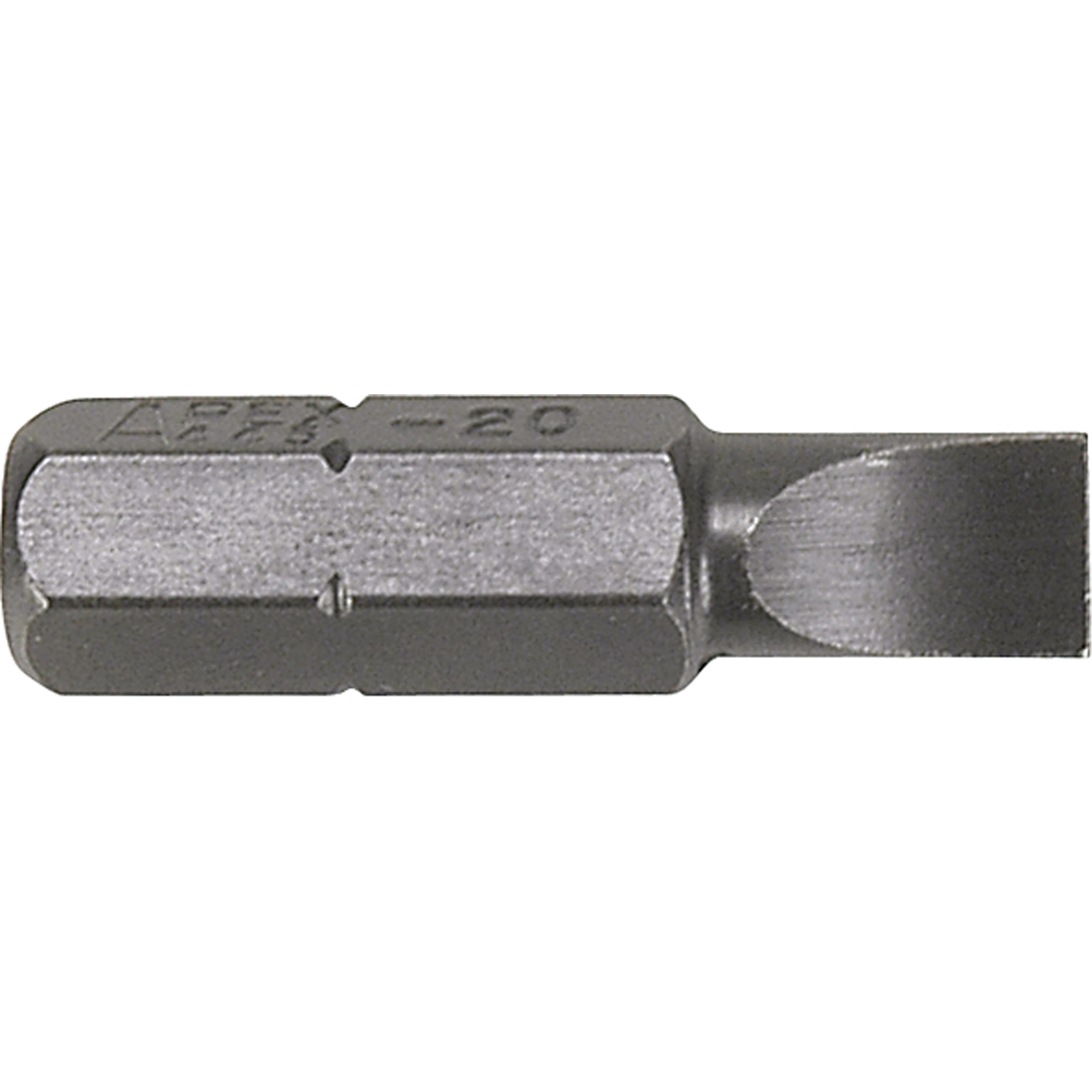 Embouts à insérer à dégagement limité, Fente, 1/4", Prise 1/4"
