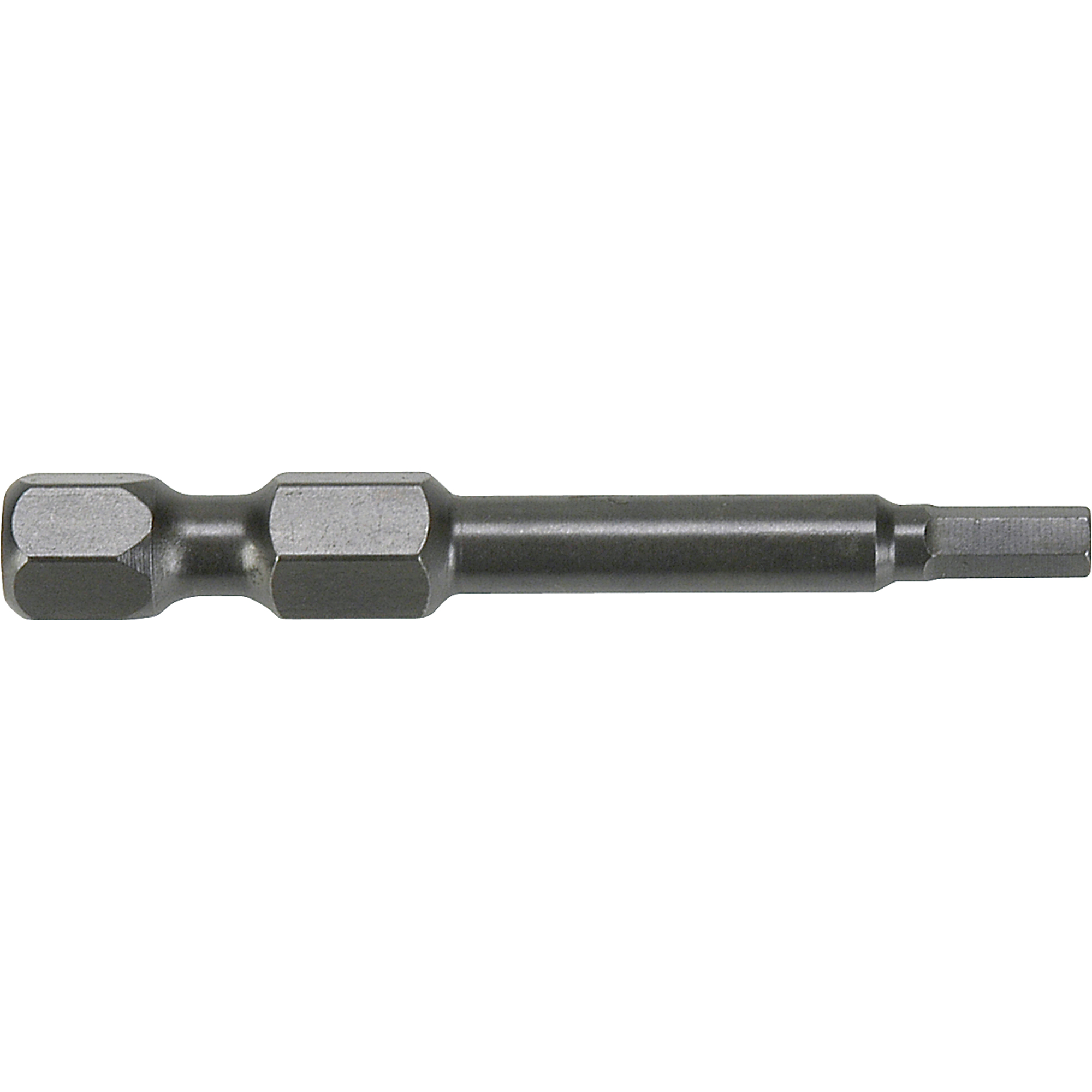 Embouts à mandrin-1/4" hexagonaux métriques, Hexagonale, Embout 1,5 mm, Prise 1/4", Longueur 1-15/16"
