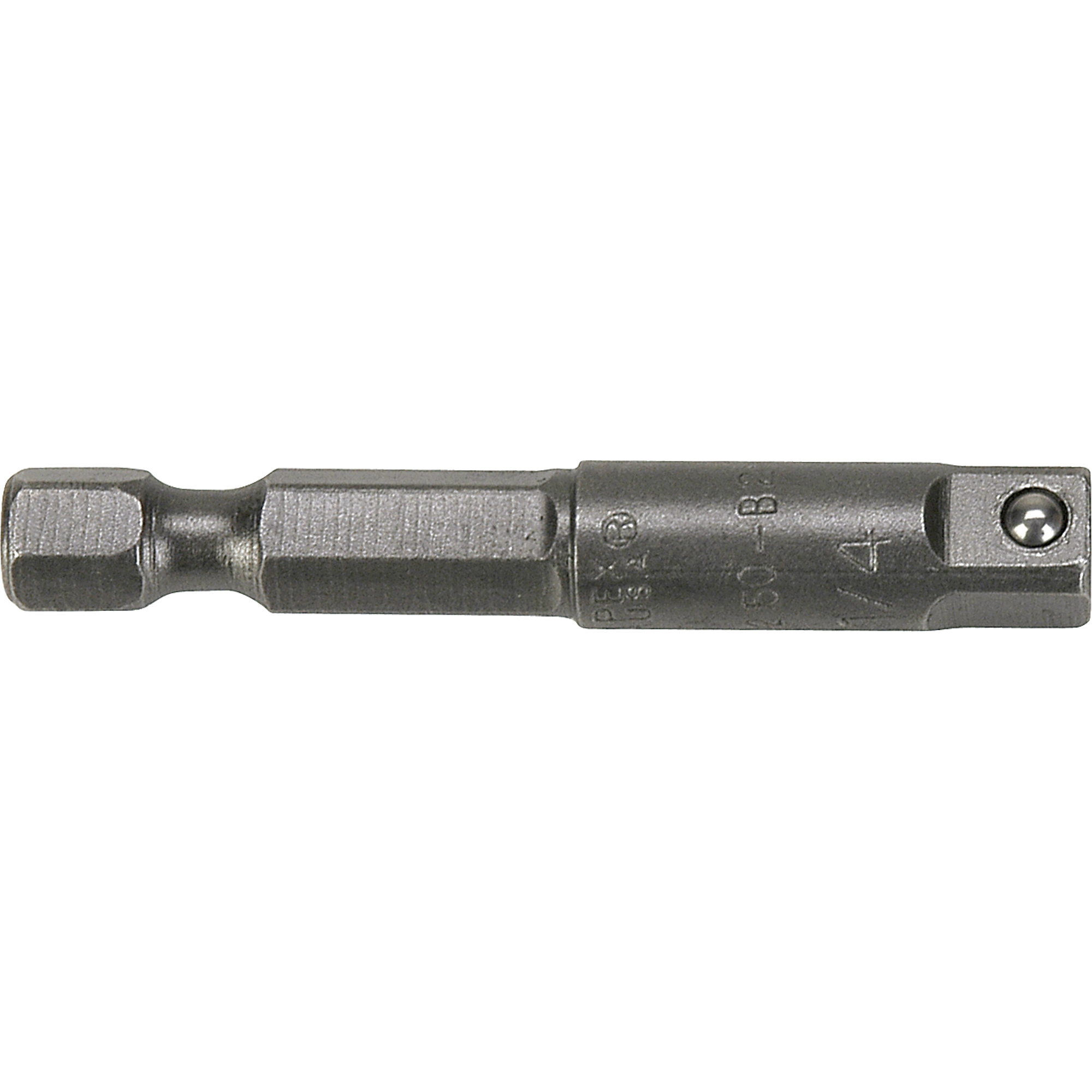 Rallonge de prise de tête hexagonale à carré mâle, 1/2" Prise, 2" lo