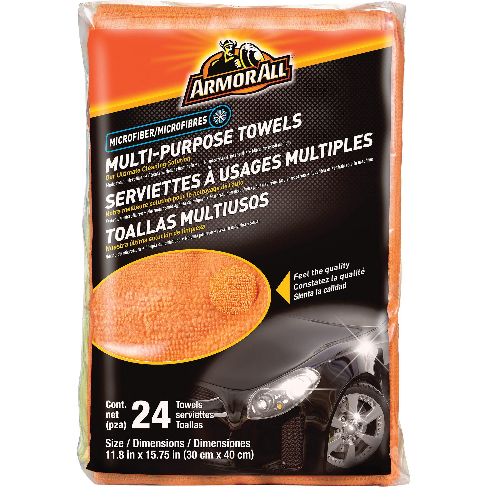 Chiffons de nettoyage en microfibre à usages multiples