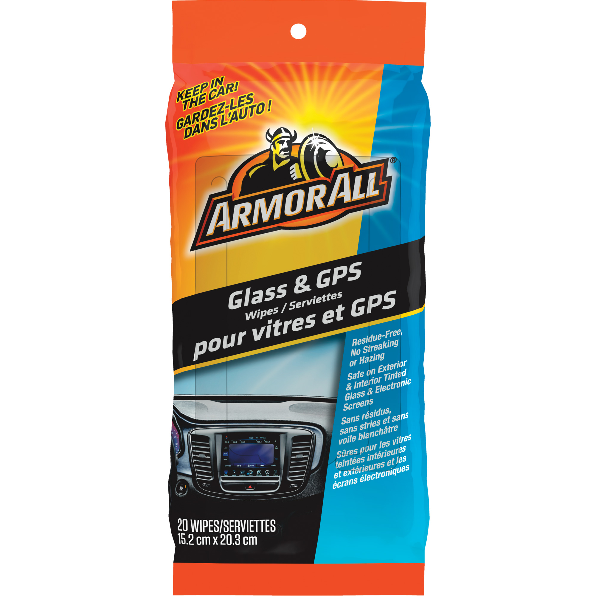Serviettes nettoyantes pour vitres & GPS