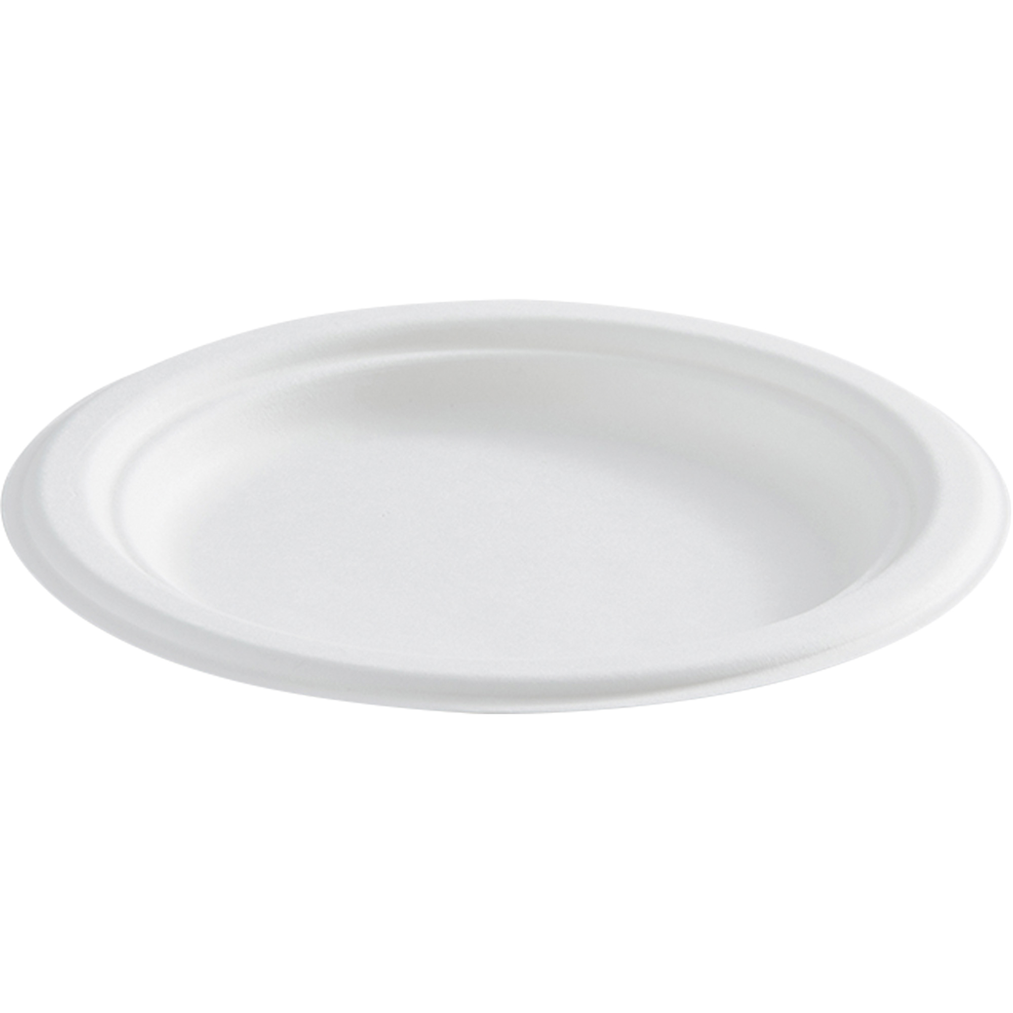 Assiette ronde en fibre compostable