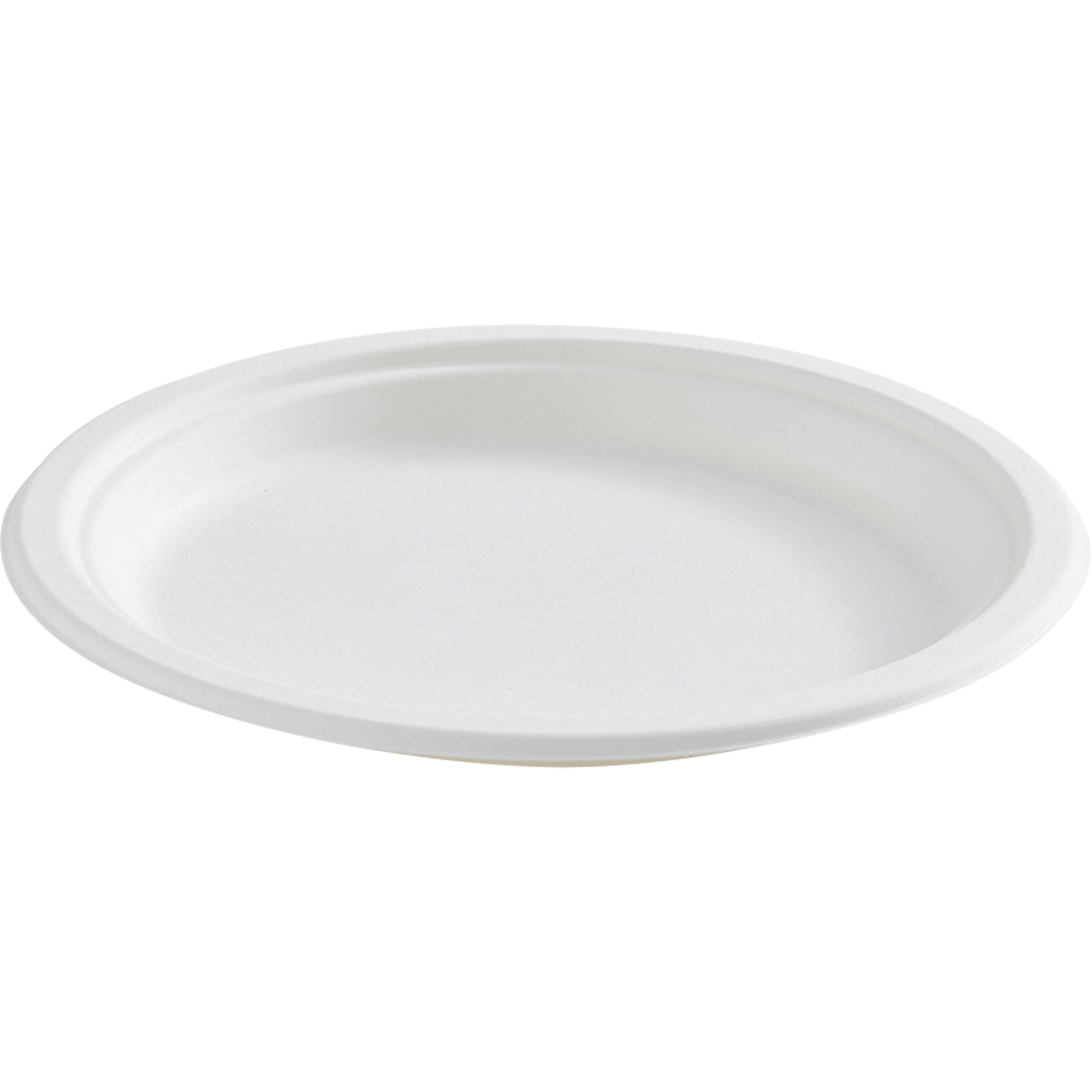 Assiette ronde en fibre compostable