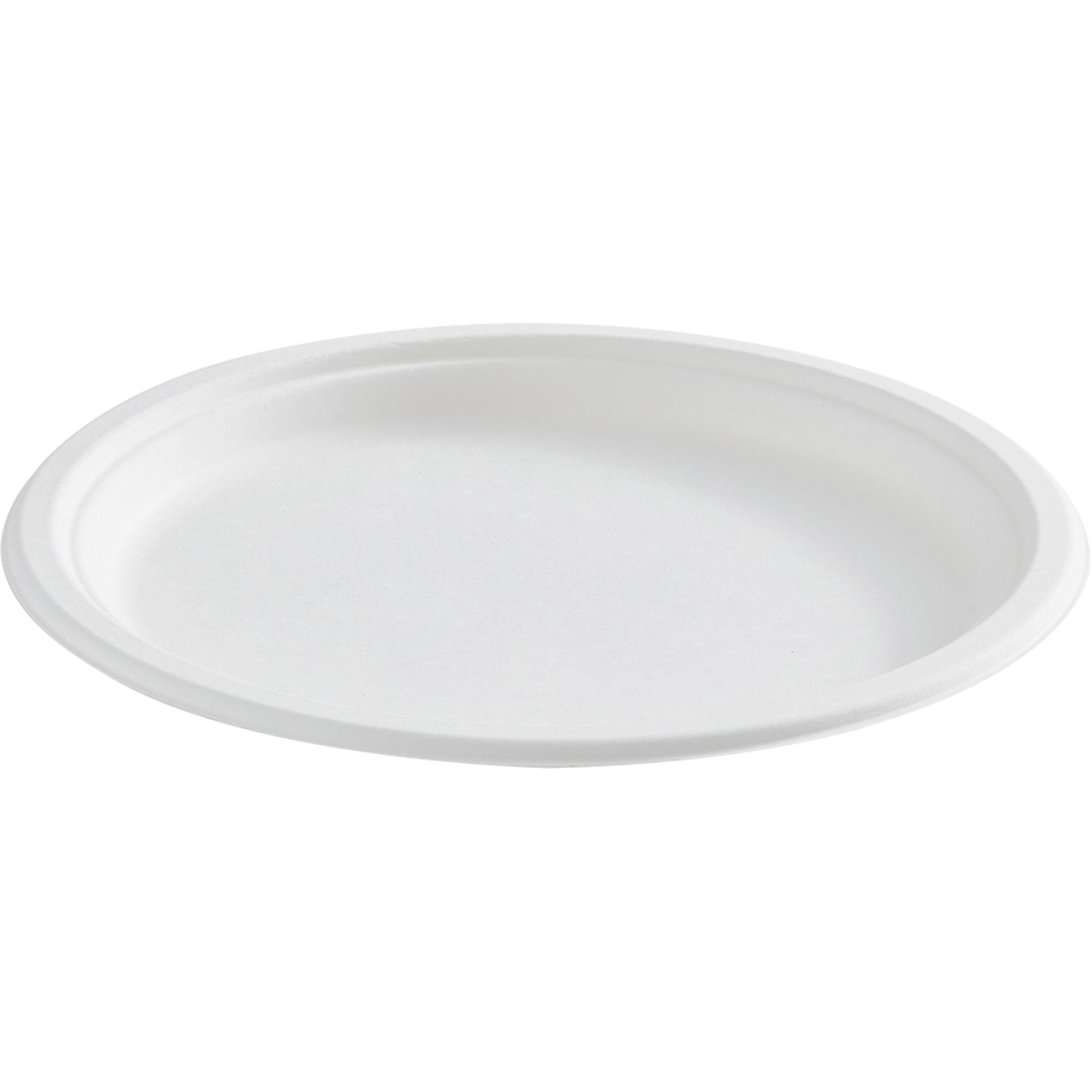 Assiette ronde en fibre compostable