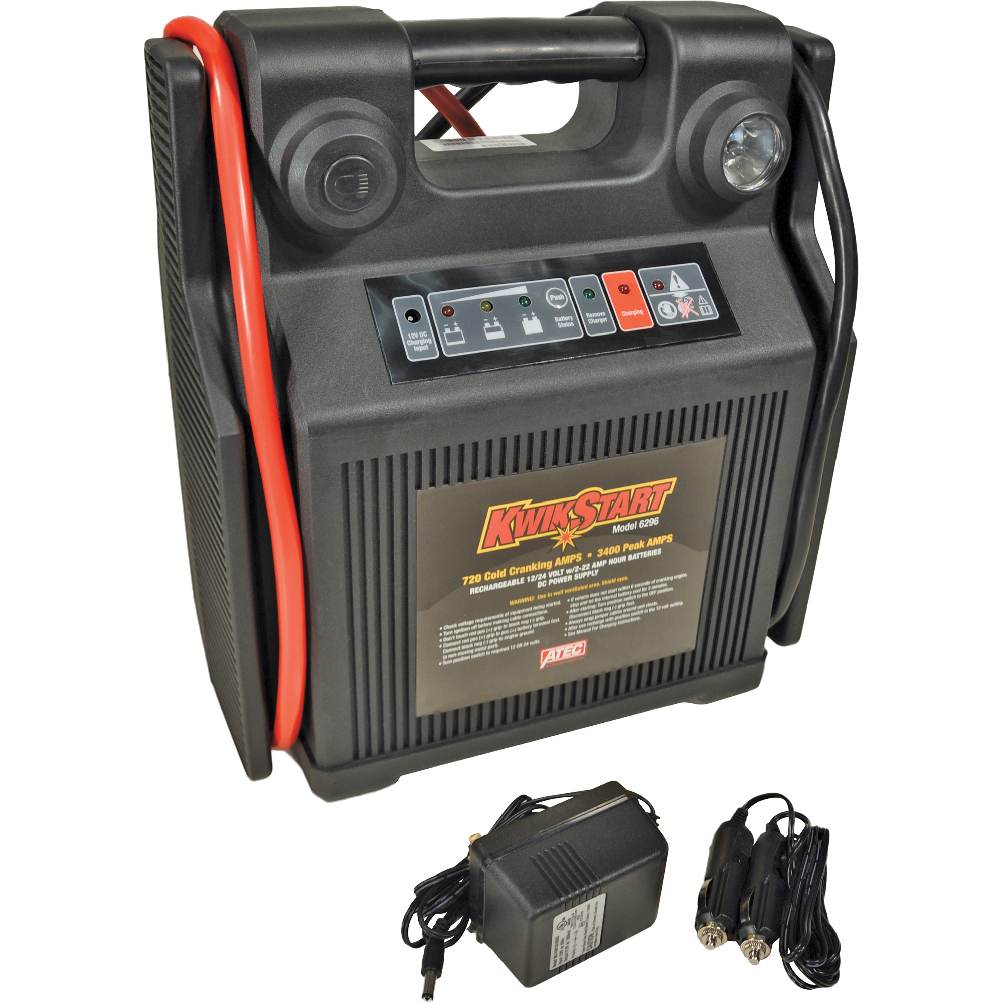 Bloc d'alimentation 12/24 V portable pour démarrage de secours KwikStartMC
