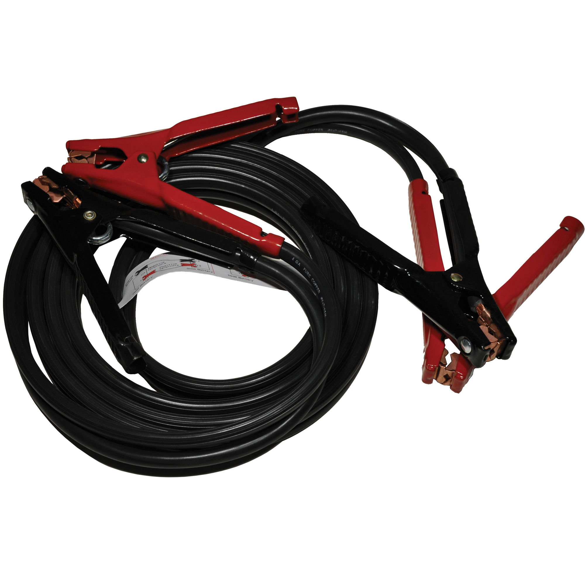 Câbles de démarrage robustes, 5 AWG, 400 A, Câble 12'