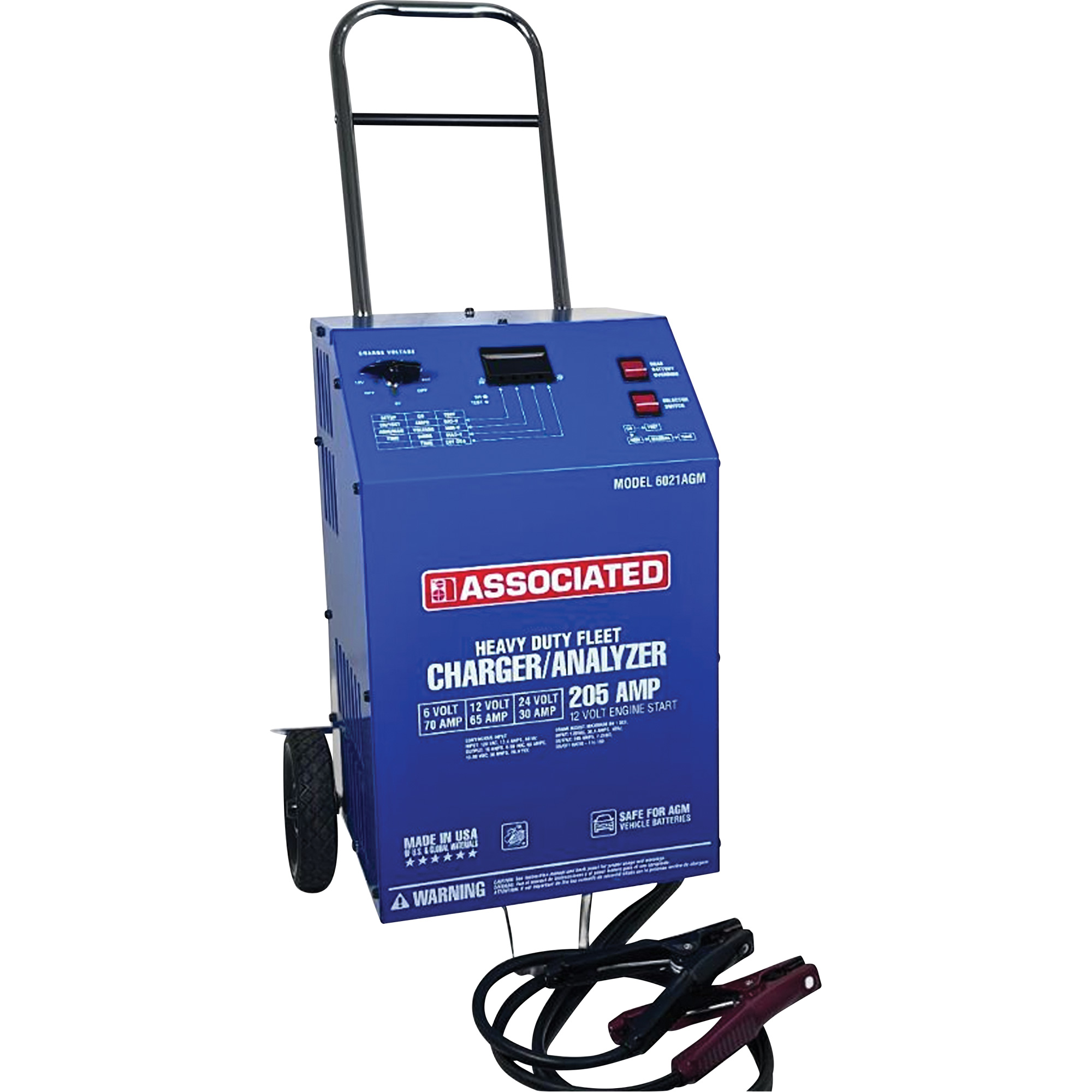 Chargeur & analyseur 6/12/24 V HD pour parc automobile