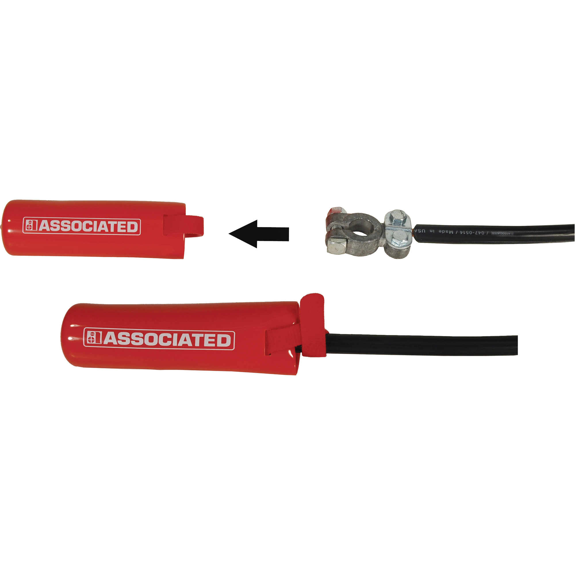 Couvercle de pince de câble pour batterie positive