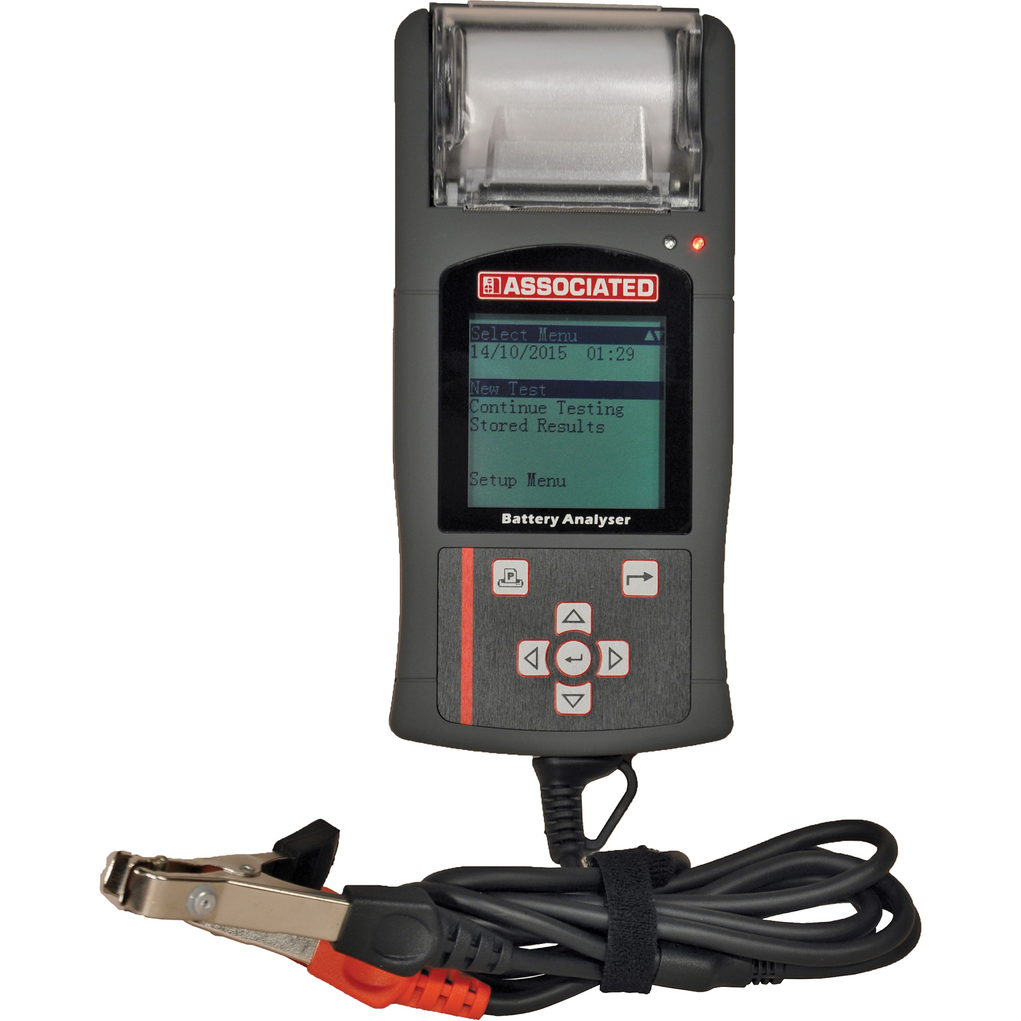 Testeur/analyseur portatif de systèmes électriques avec port USB et imprimante thermique