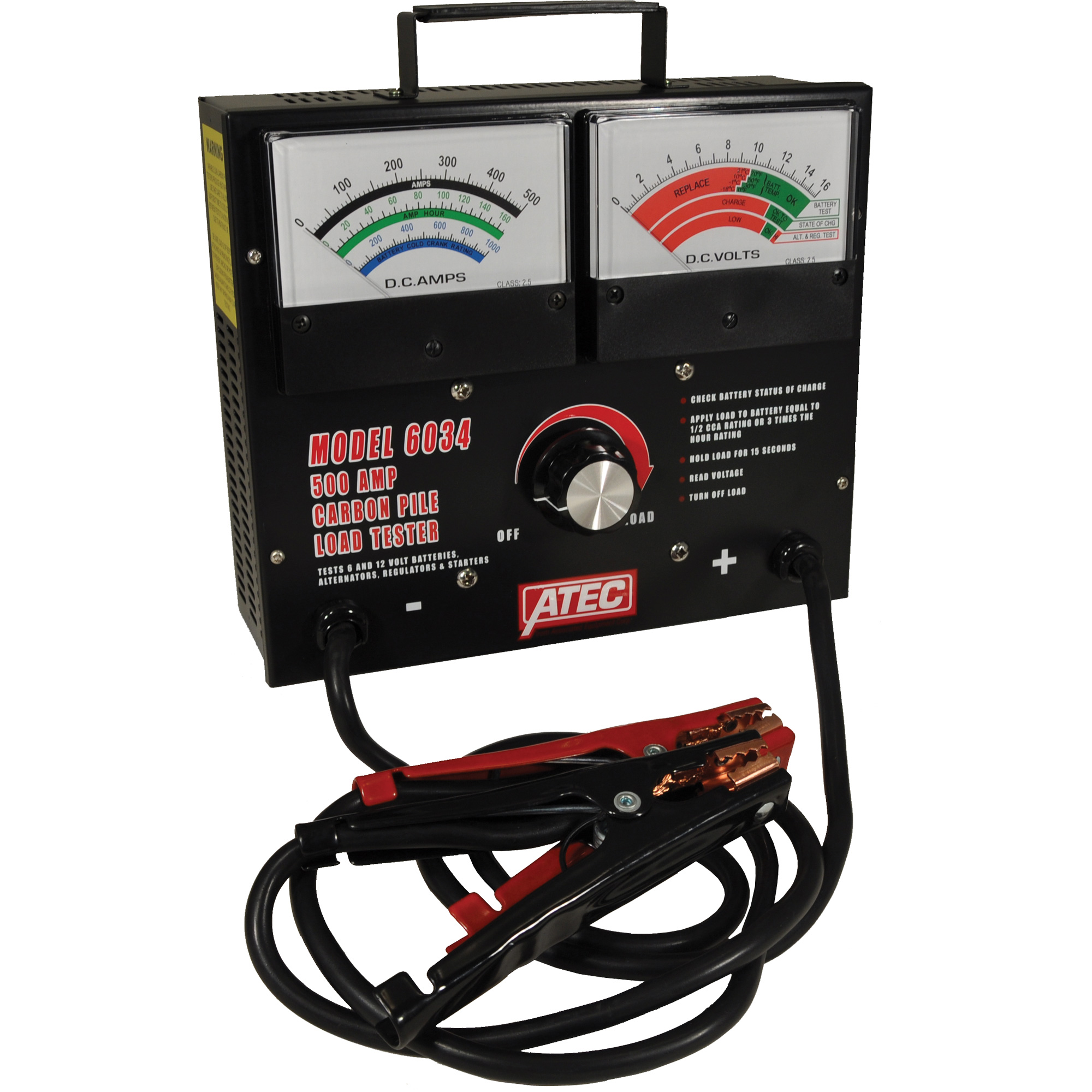 Testeur de décharge 500 A à pile variable au carbone