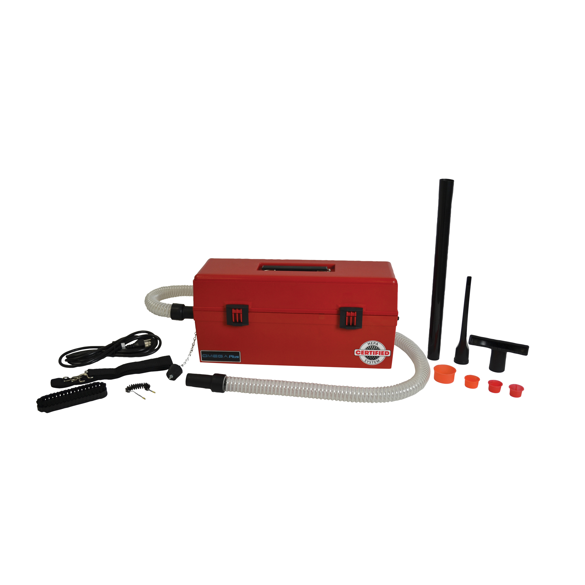 Aspirateurs portatifs OmegaMD, Suppression, Capacité de 1 gal. US (3,8 litres), Filtration Hepa