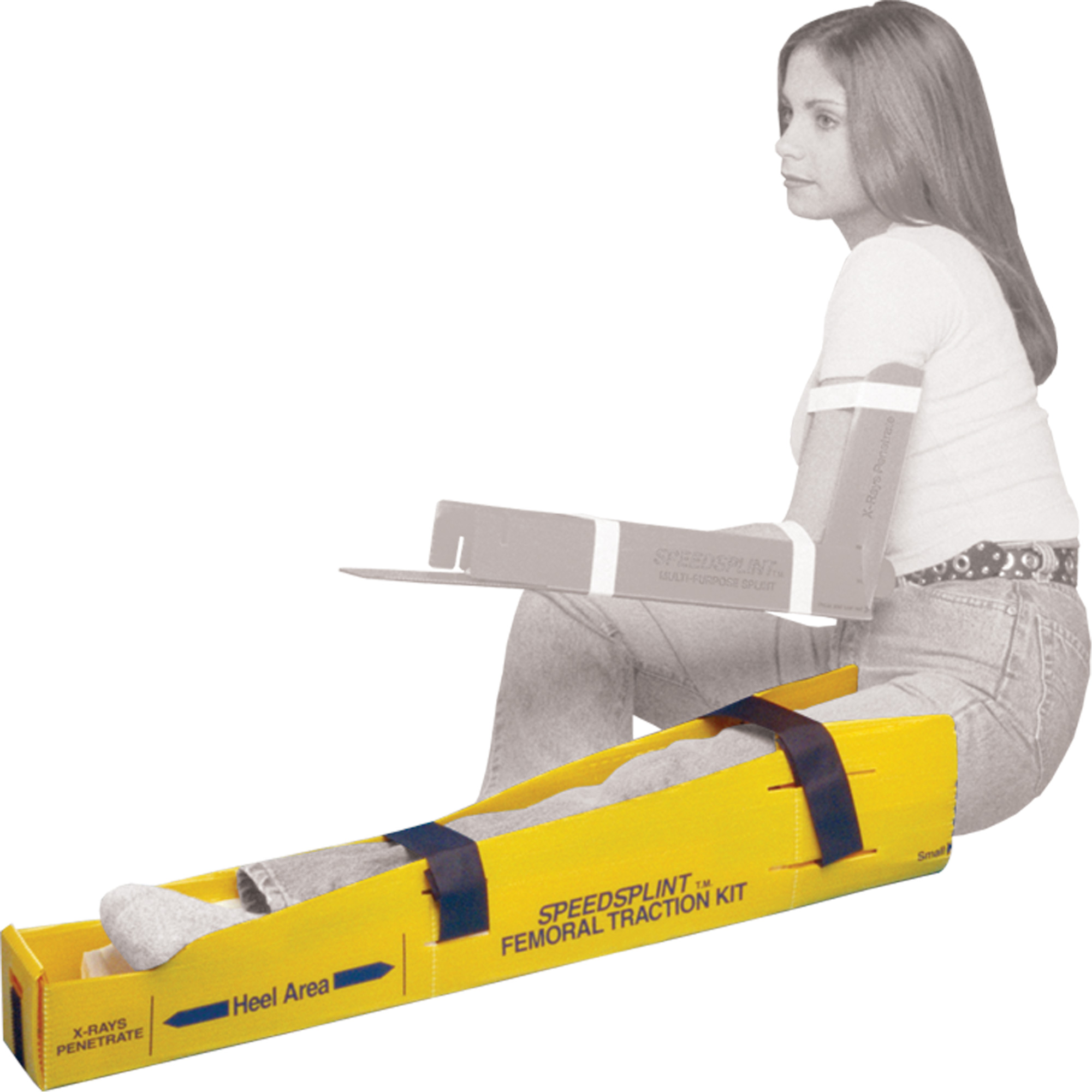 Attelles polyvalentes SpeedsplintMC - Trousse de traction du fémur