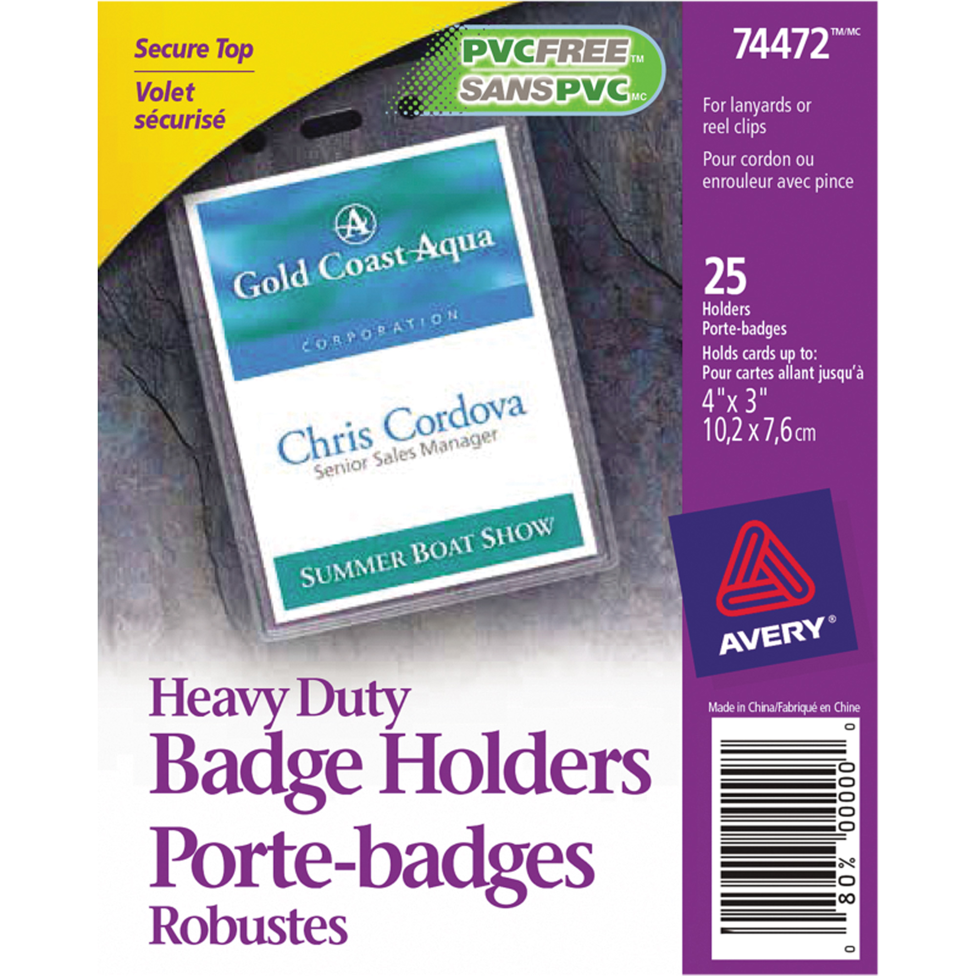 Étui robuste pour badge