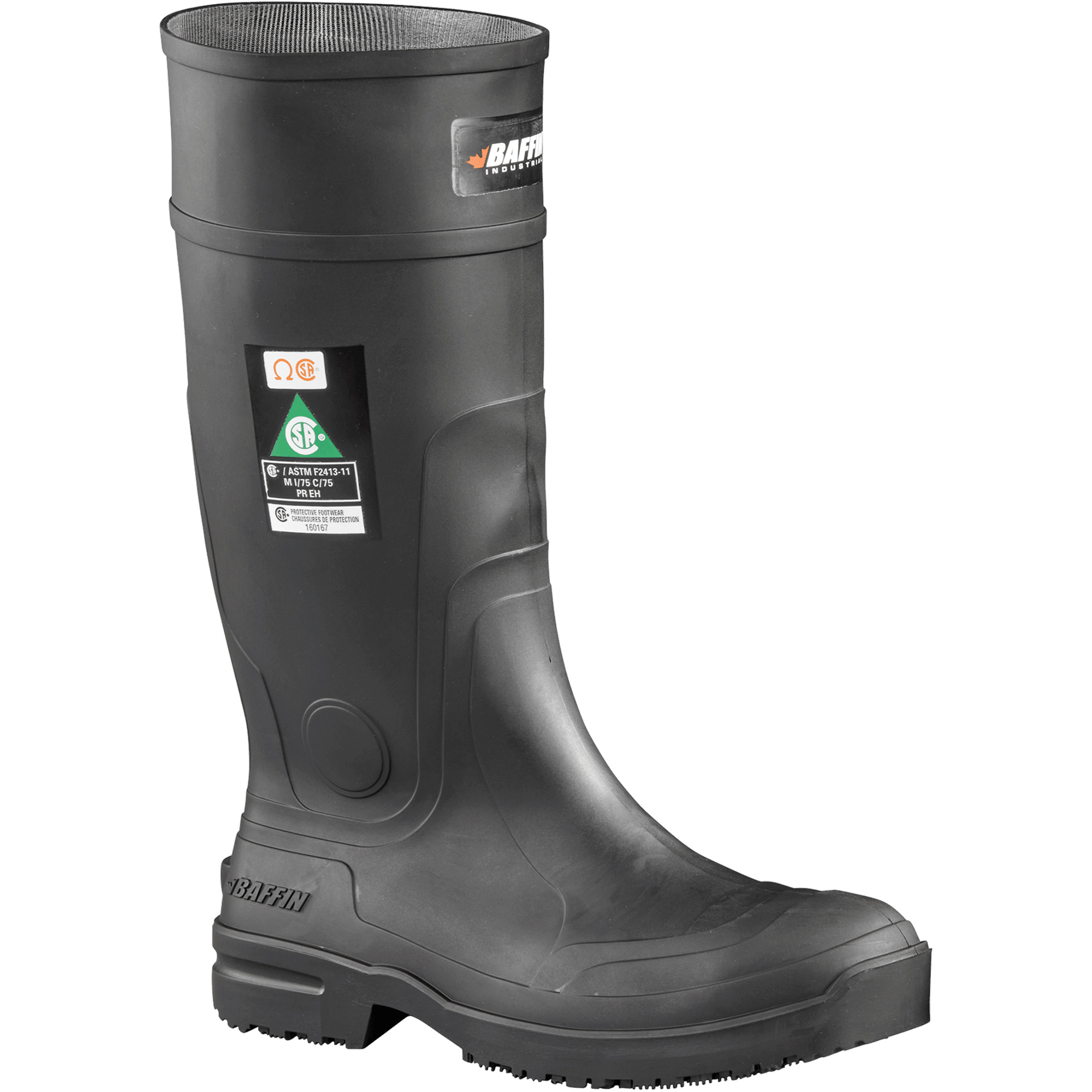 Bottes antidérapantes, Caoutchouc, Embout Acier, Pointure 10