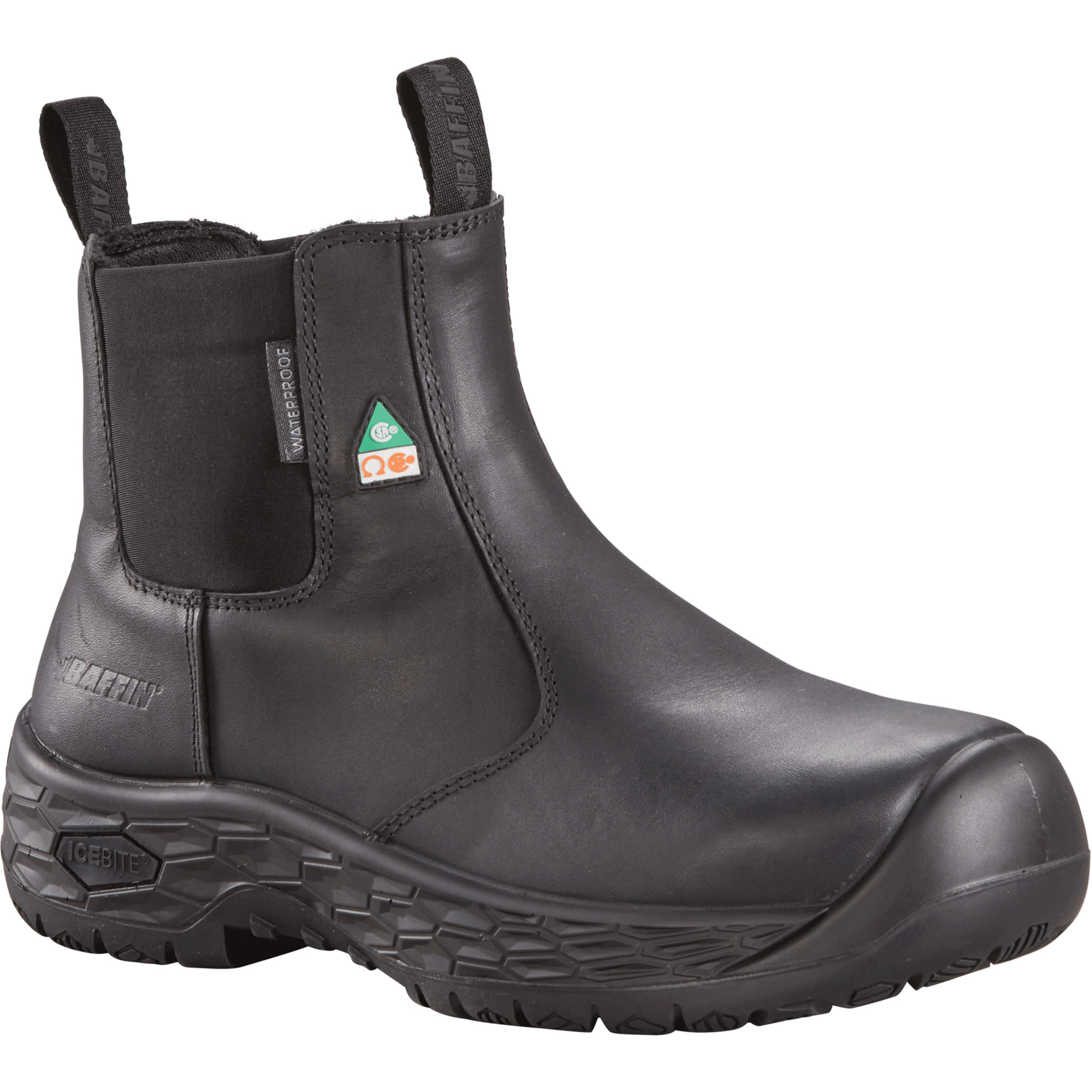 Bottes de sécurité Ice Crew pour hommes, Cuir, Semelle Résistant aux perforations, Pointure 10