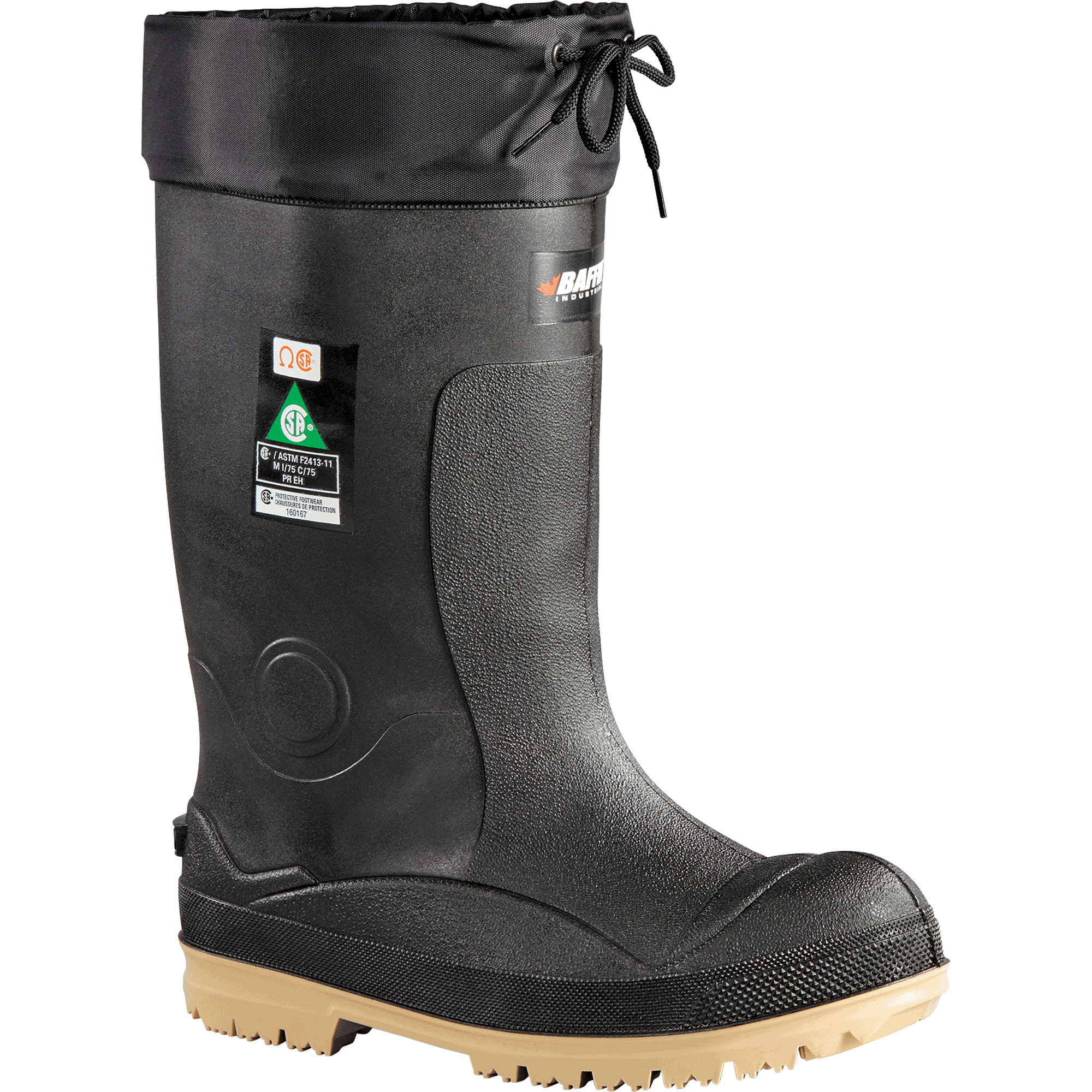 Bottes de sécurité Titan, Caoutchouc oarprène, Embout Acier, Semelle Résistant aux perforations, Pointure 11