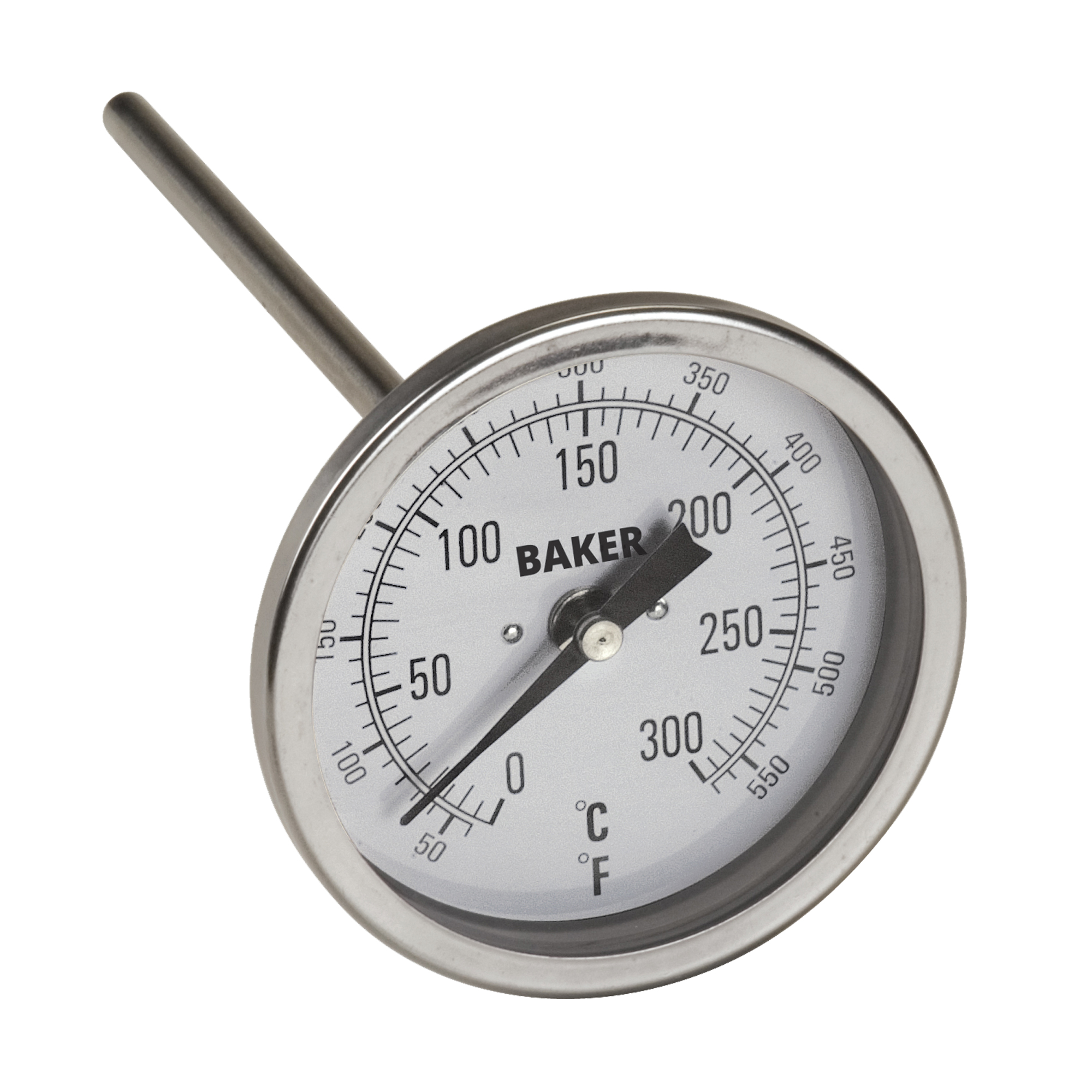 Thermomètres bilames, Contact, Analogique, 50-550°F (0-260°C)