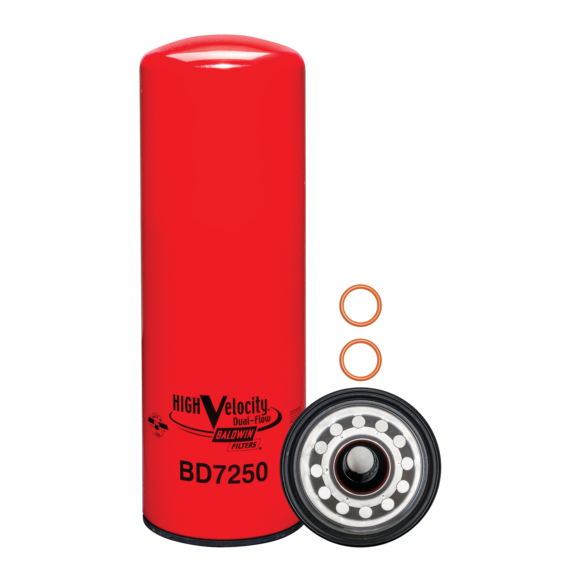 BD7250 Filtre à lubrifiant à double courant à visser haute vitesse