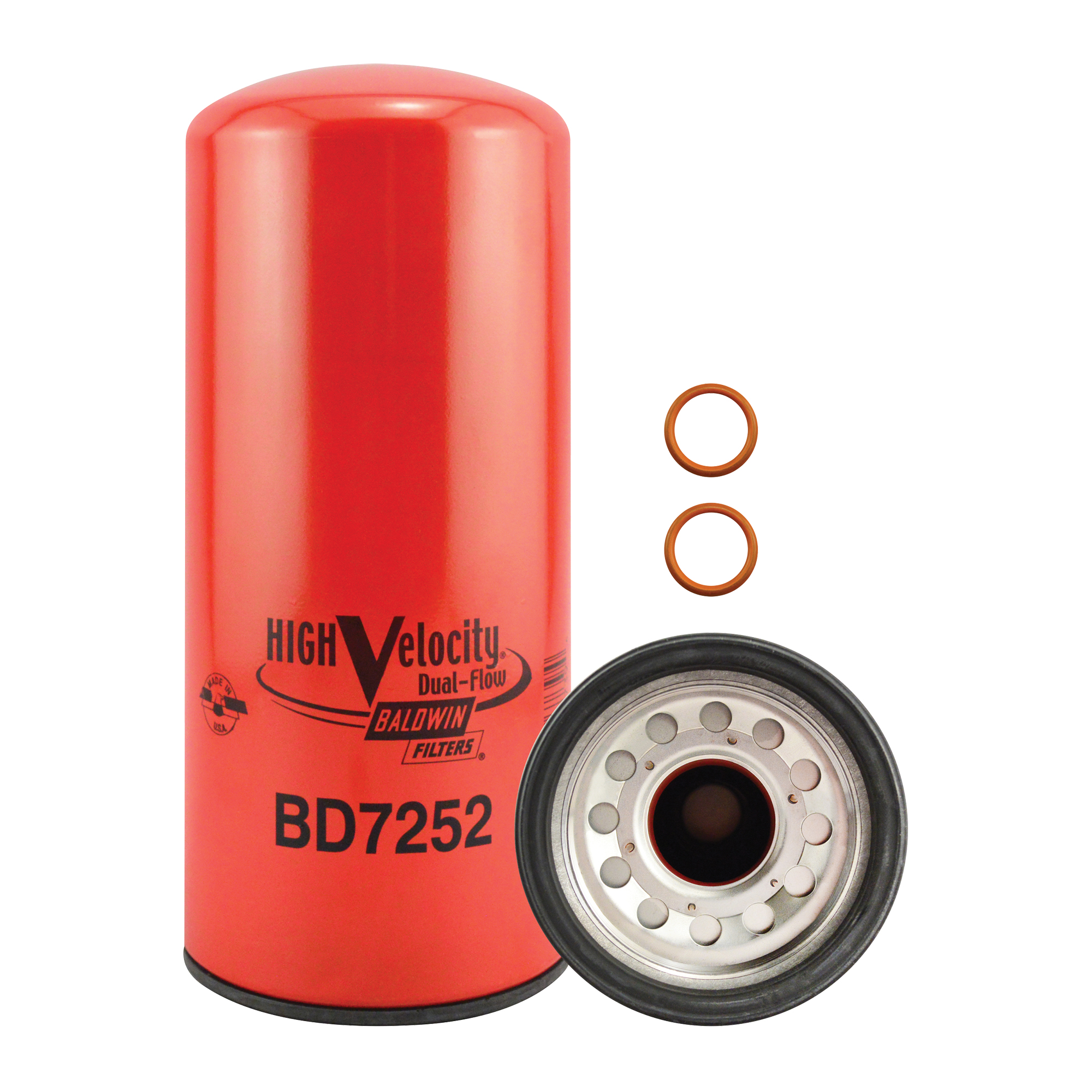 BD7252 Filtre à lubrifiant à double courant à visser haute vitesse