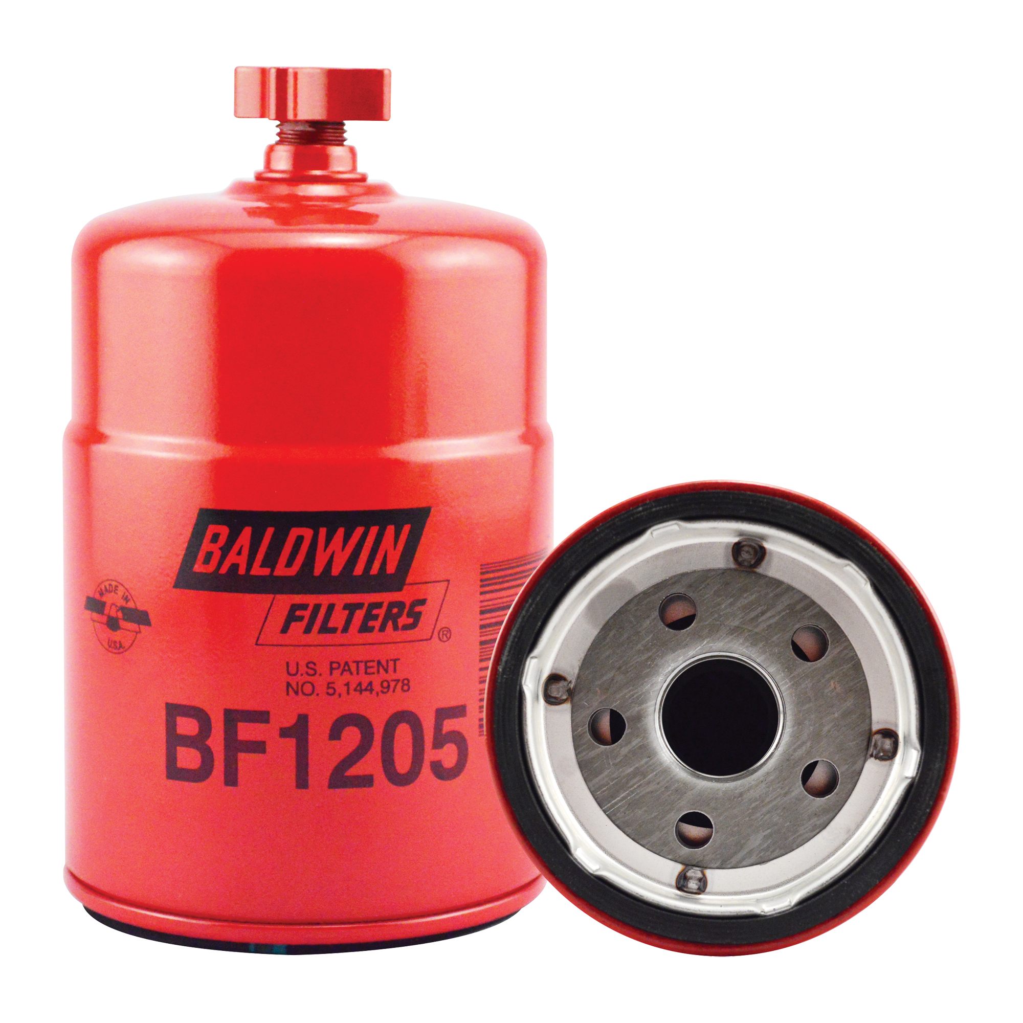 BF1205 Filtre primaire séparateur pour carburant/eau à visser avec drain