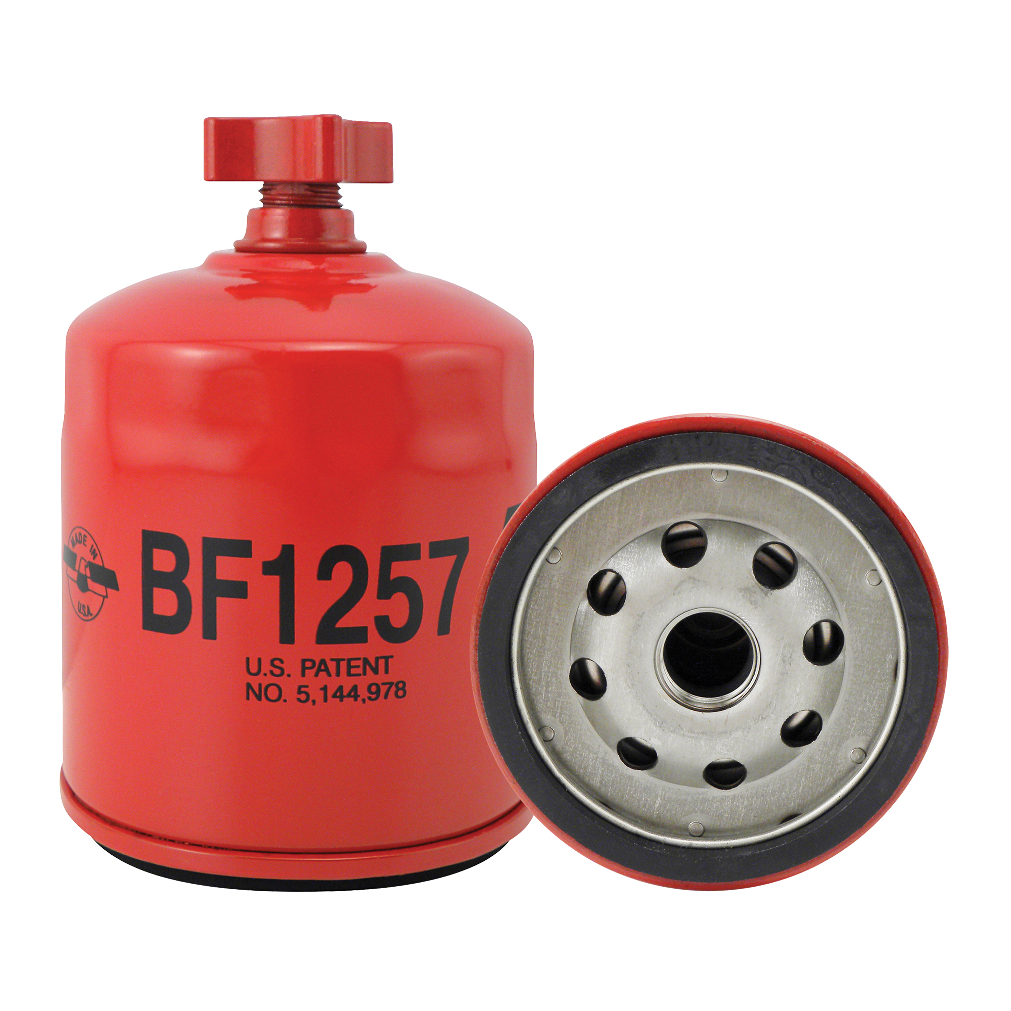 BF1257 Filtre à carburant séparateur d'eau avec drain à visser
